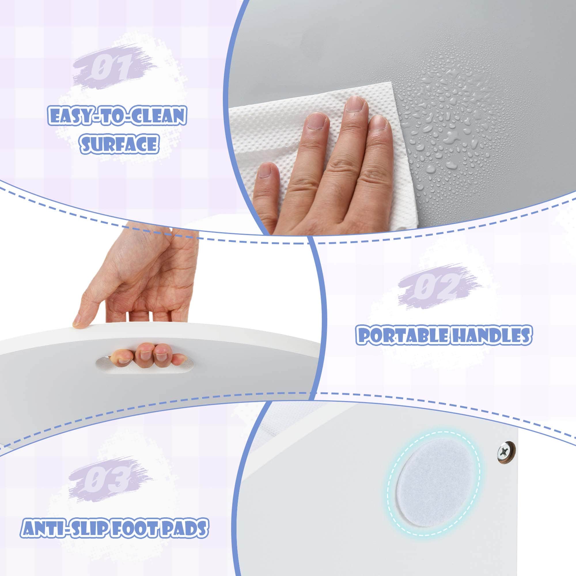 Costway HCST05934 Kids-Play-Tables - View #9