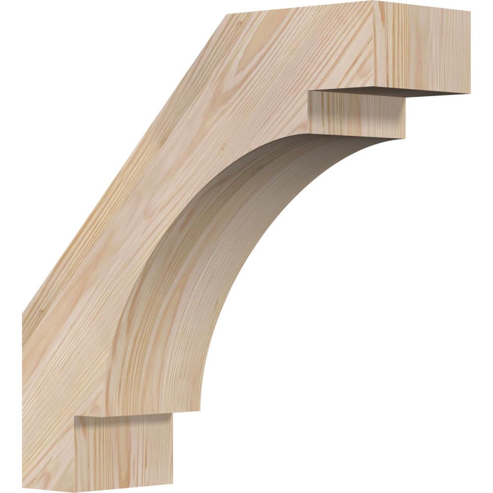 Ekena Millwork BRC06X18X18MRC00SDF 5-1/2-in x 18-in x 18-in Douglas Fir Unfinished Wood Merced Smooth Knee Brace