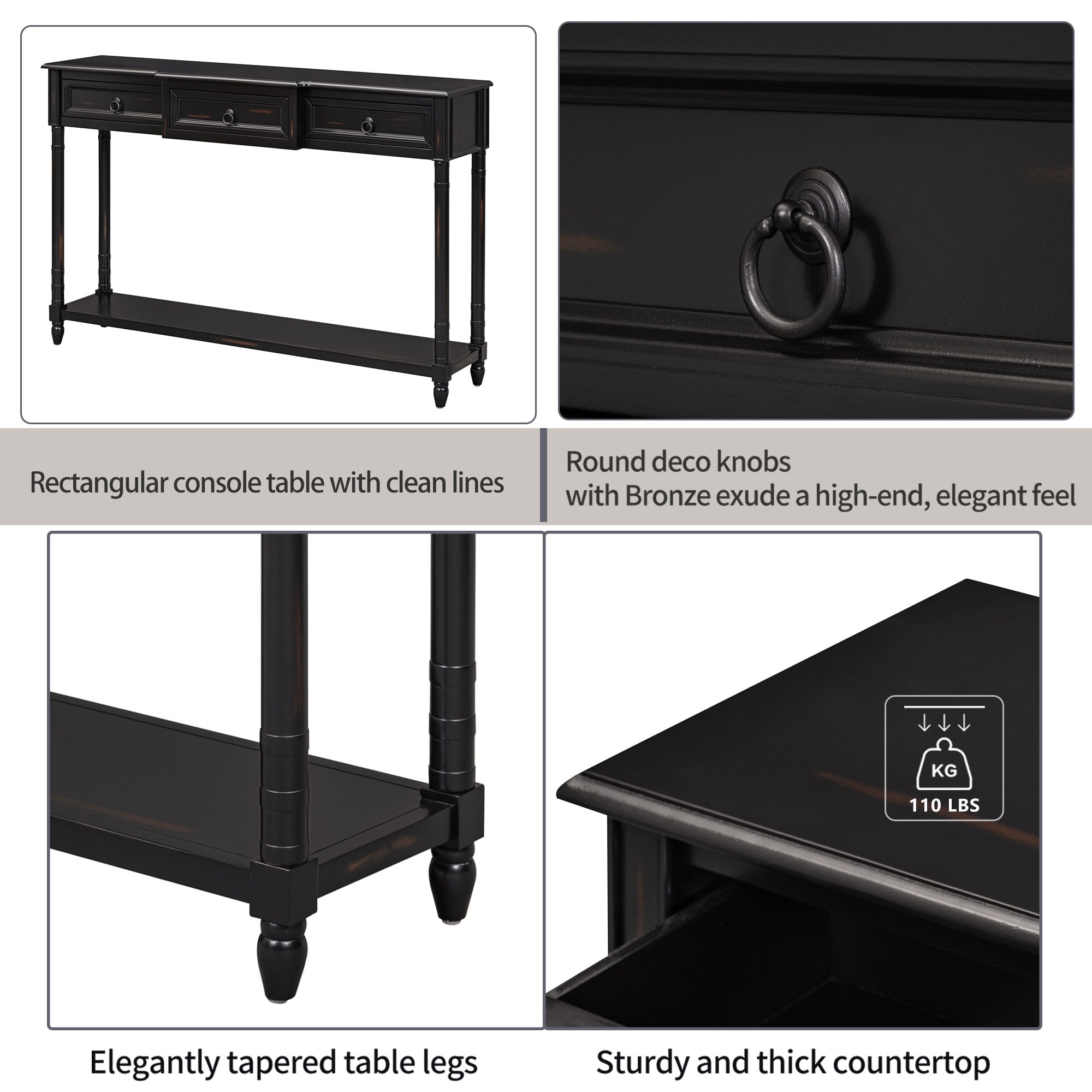 ModernLuxe WF314994AAB Console-Sofa-Tables - View #5