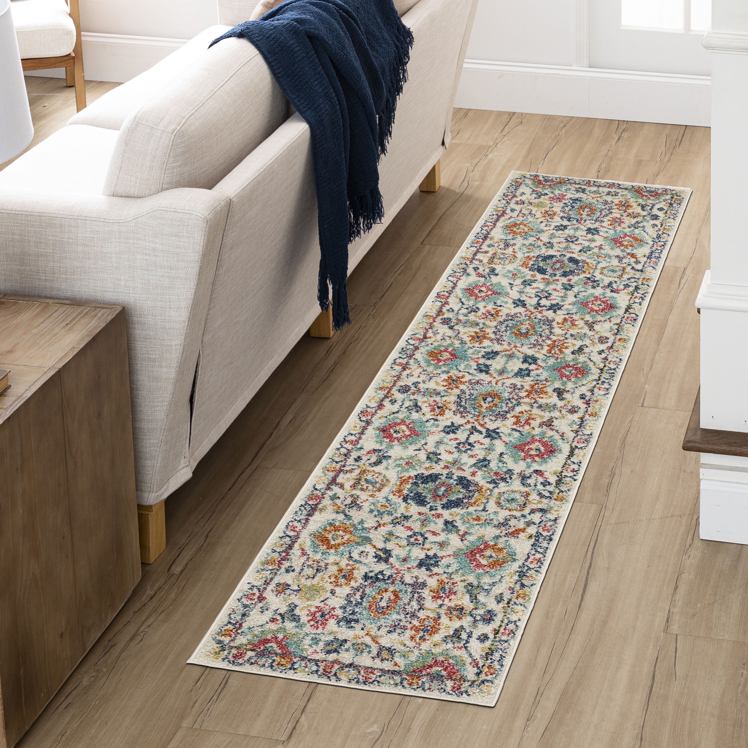 Mohawk Home EL306 416 023120 2 x 10 (ft) Polypropylene Multi Rectangular Indoor Oriental Runner rug