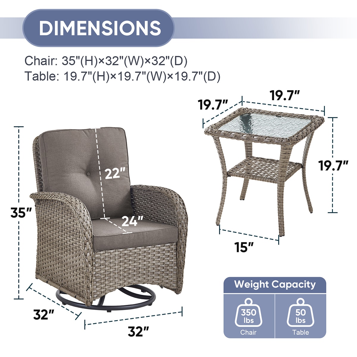 Rilyson FSKWGY2060-3 Patio-Chairs - View #5