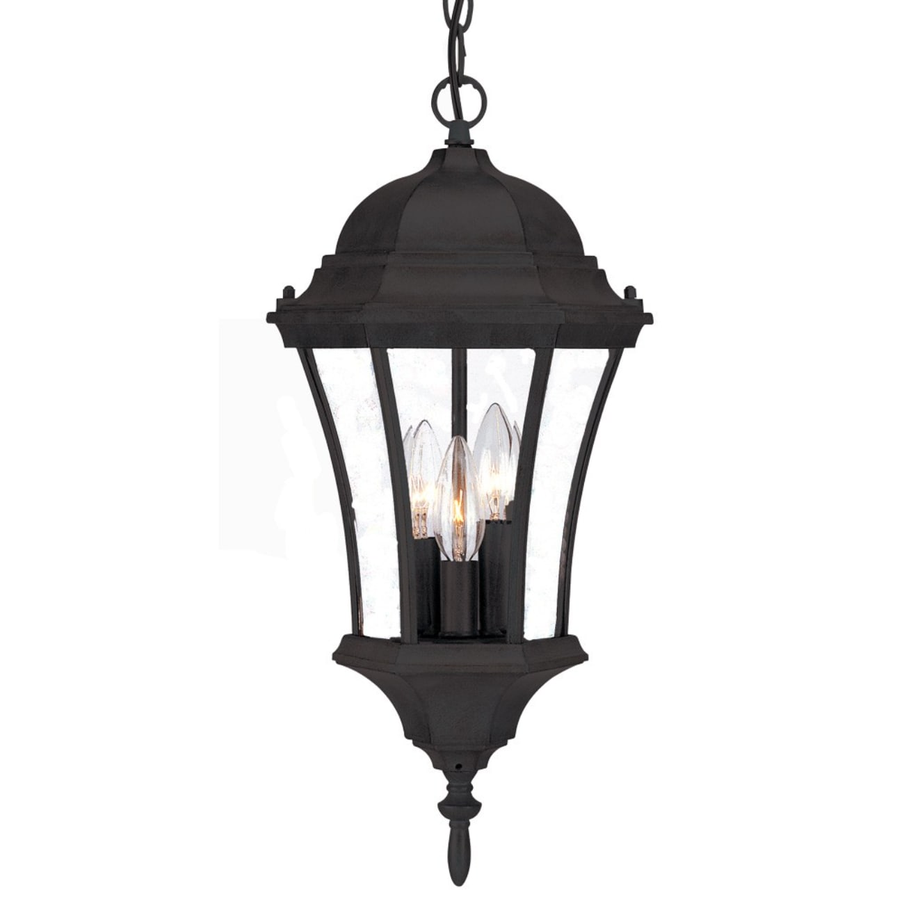 HomeRoots 4000397995 1 -Light 19.5-in H Black Hardwired Outdoor Wall Light