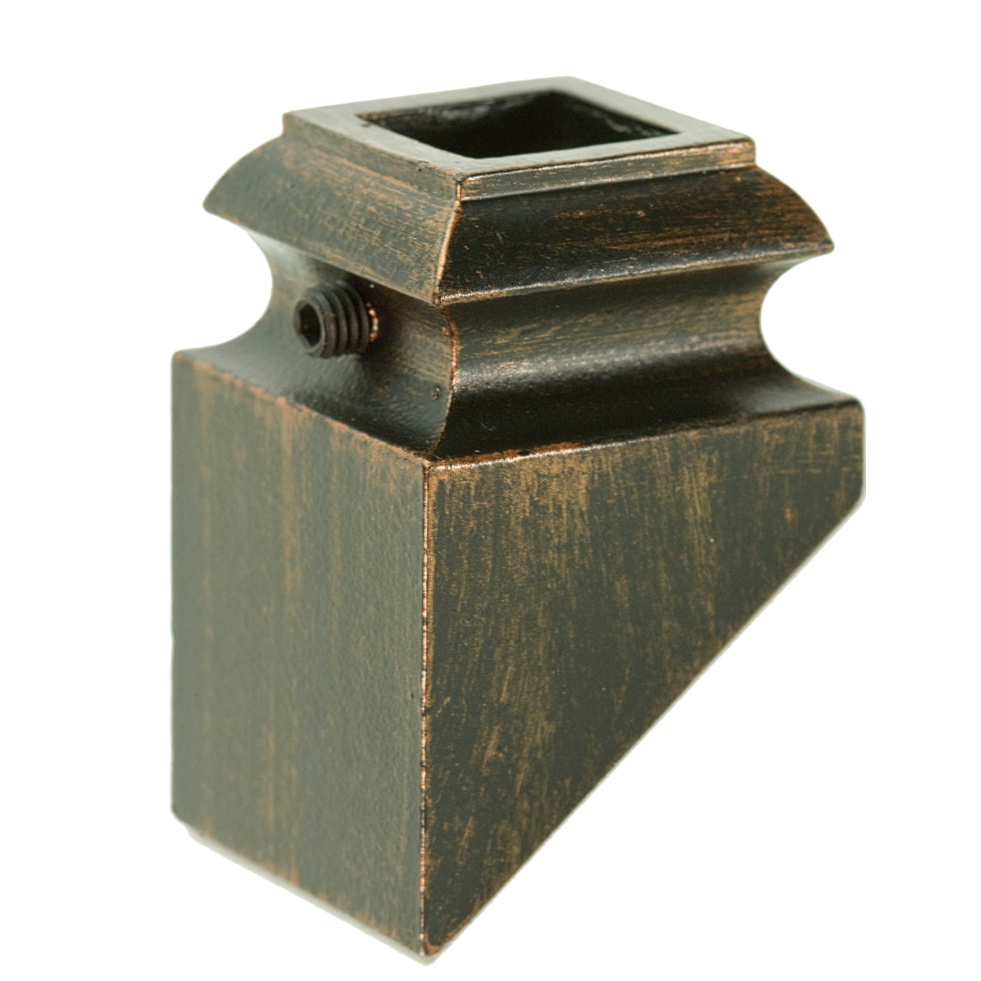 WM Coffman 801001 1.9-in x 1.32-in Oil Rubbed Copper Aluminum Stair Baluster Shoe