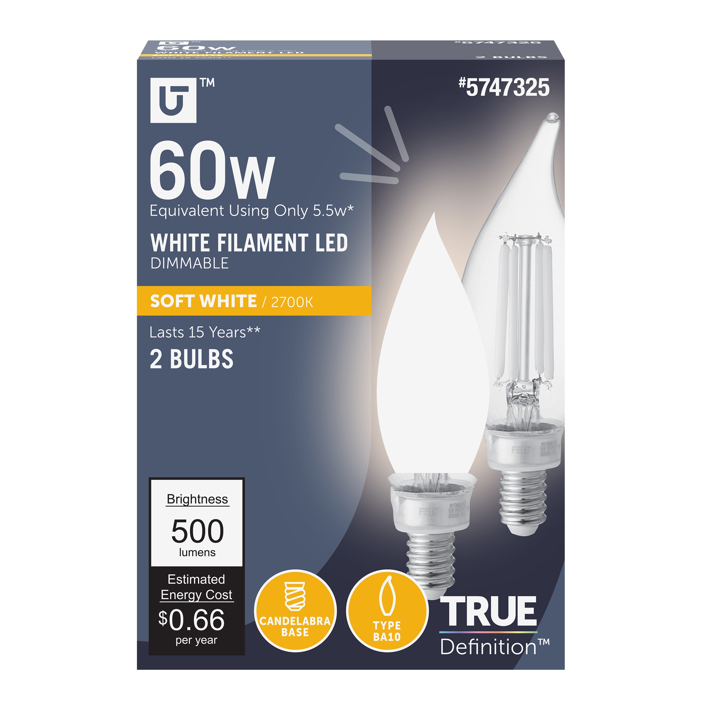 Utilitech LCFC60/927CA/WFIL/2 Led-Lights - View #3