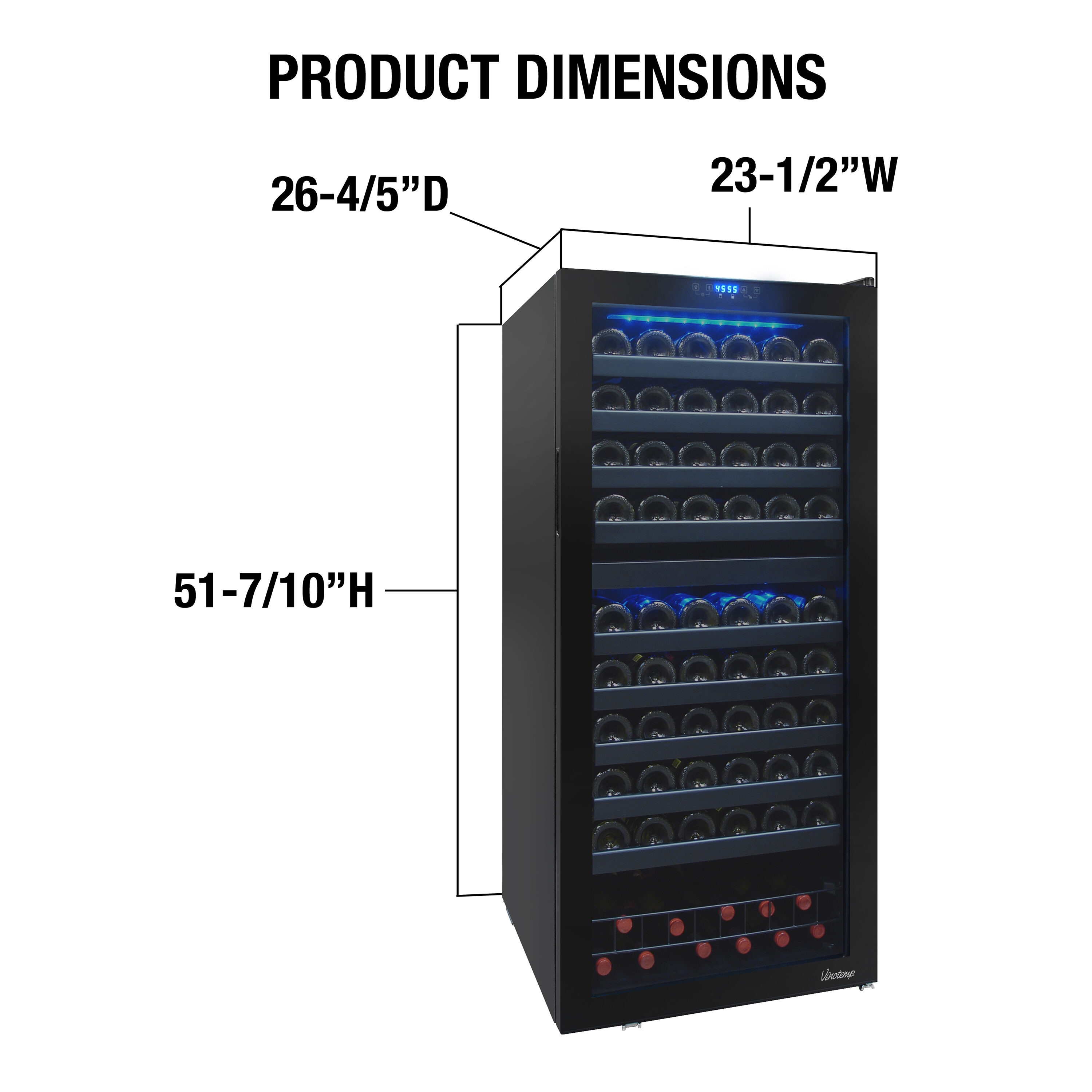 Vinotemp VT-122TS-2Z Wine-Chillers - View #3