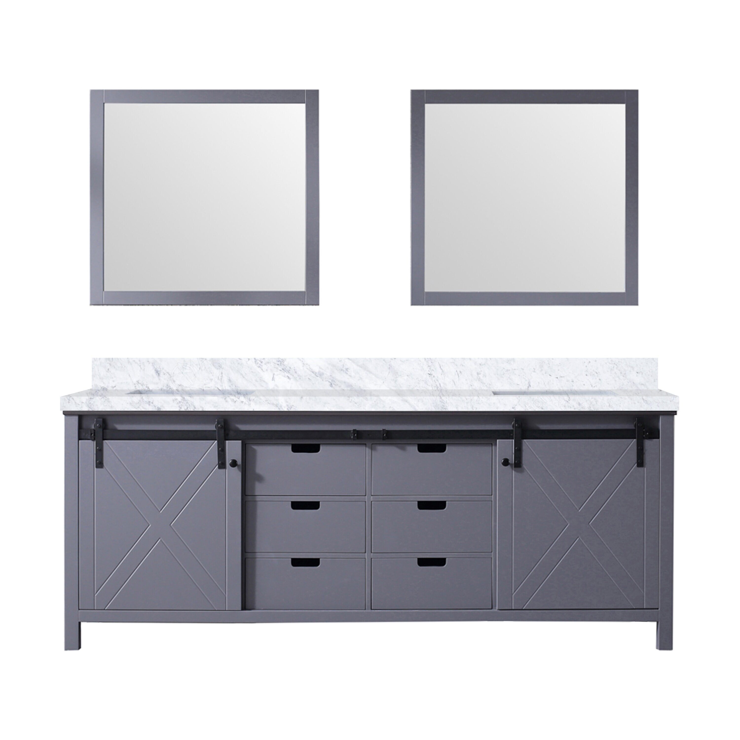 Lexora LM342284DBBSM34 Bath-Vanity-Combo - View #2