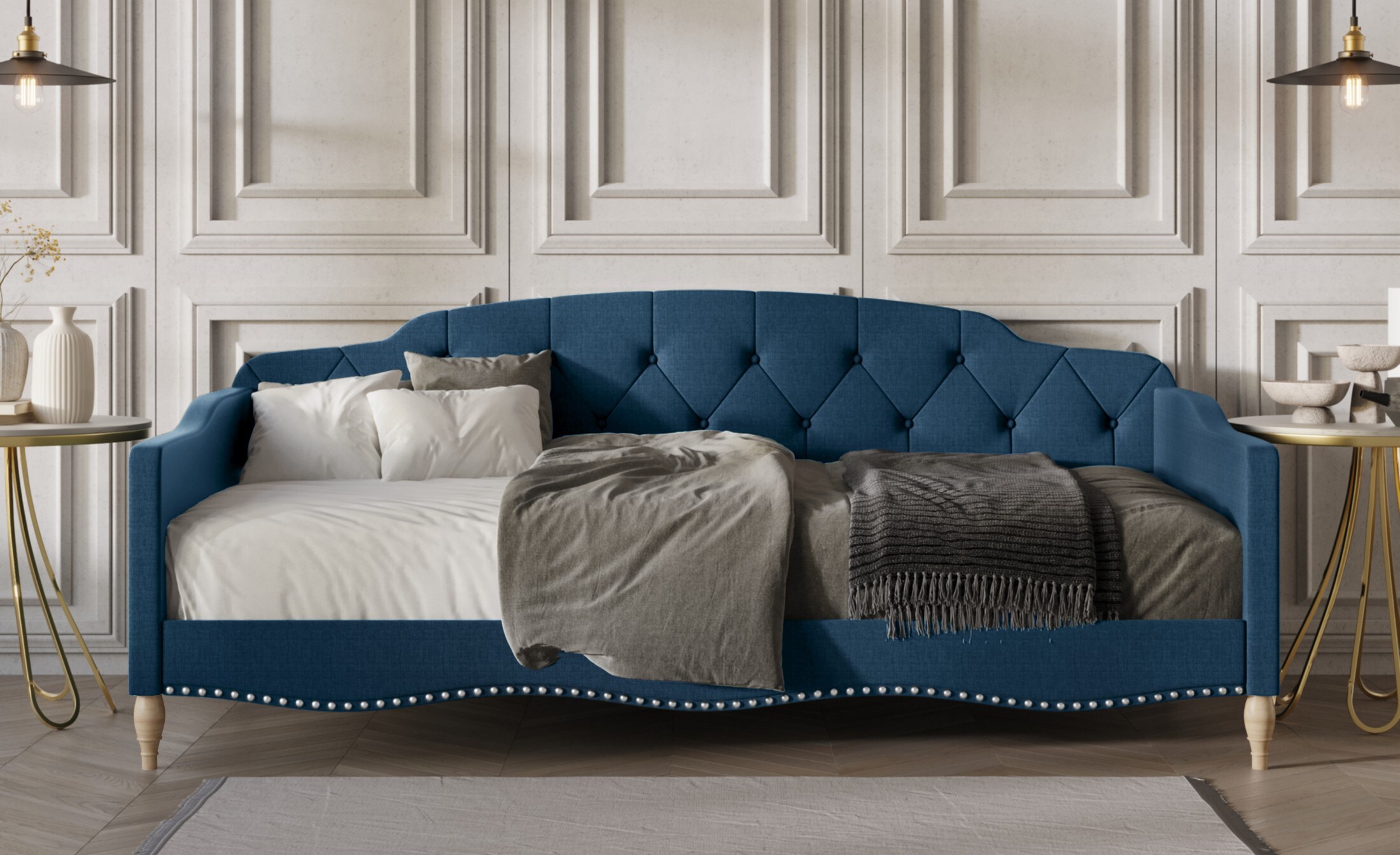 CasePiece C5095T-BL-LN futons - View #2
