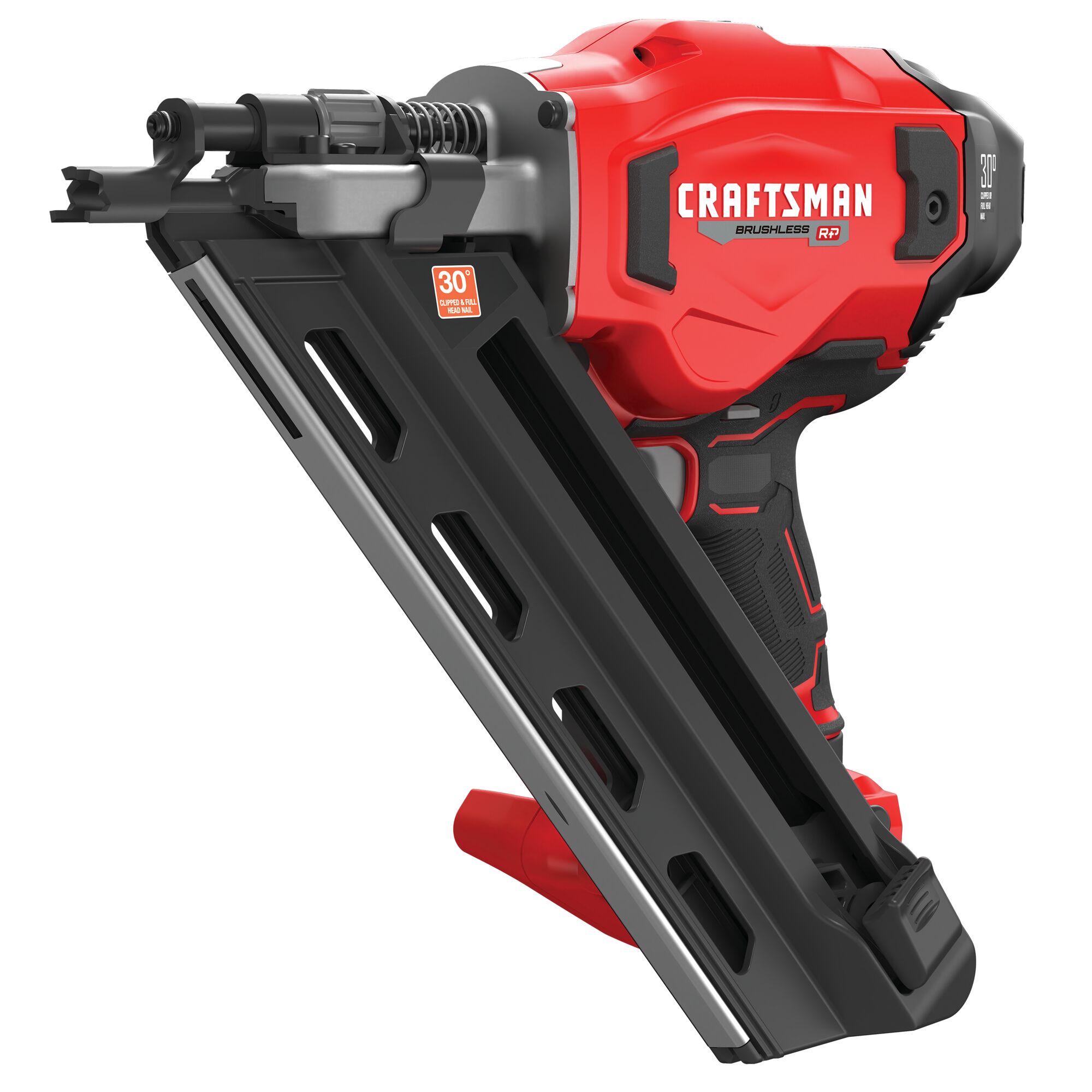 CRAFTSMAN CMCN630PTB V20 Brushless RP 3-1/4-in 30 -Degree Cordless Roundhead Framing Nailer