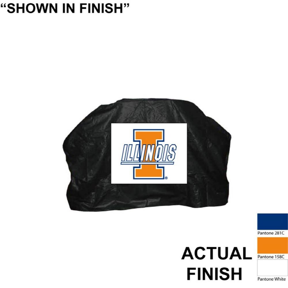 Seasonal Designs, Inc. LC117 Illinois Fighting Illini 68-Inches W x 43-Inches H Fits most Cover