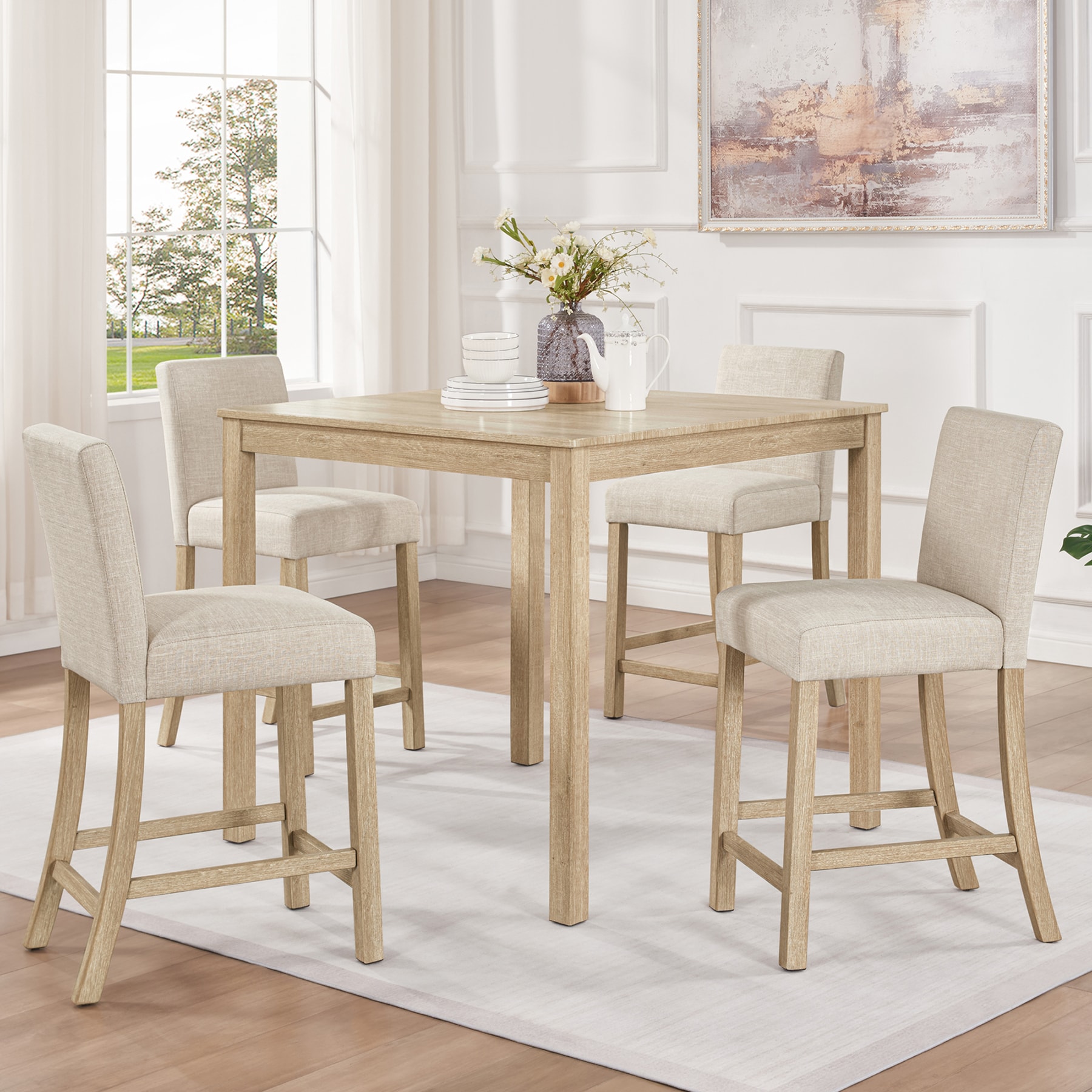 SINOFURN SYA010561GY Dining-Sets - View #2