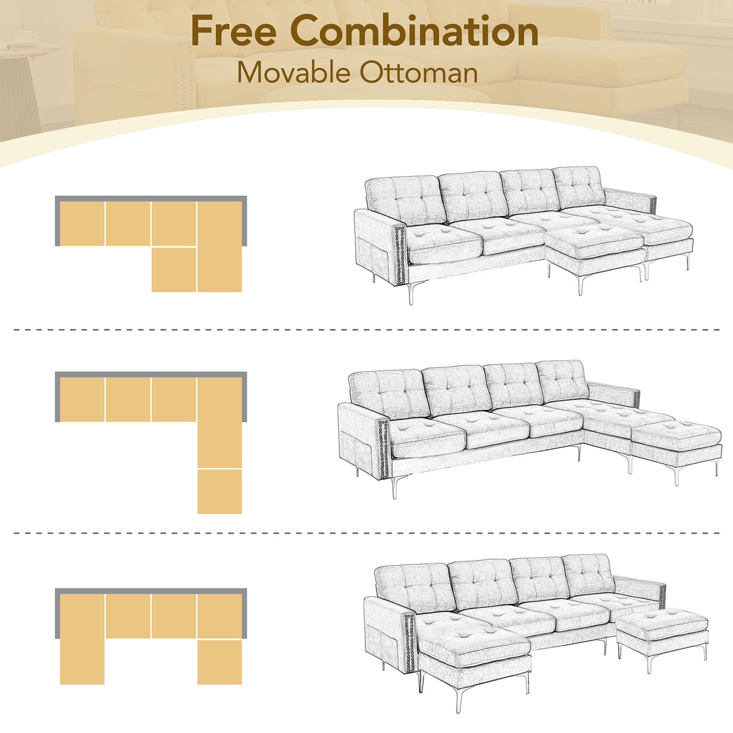Bybafun YA3700104 Sofas-Loveseats - View #17