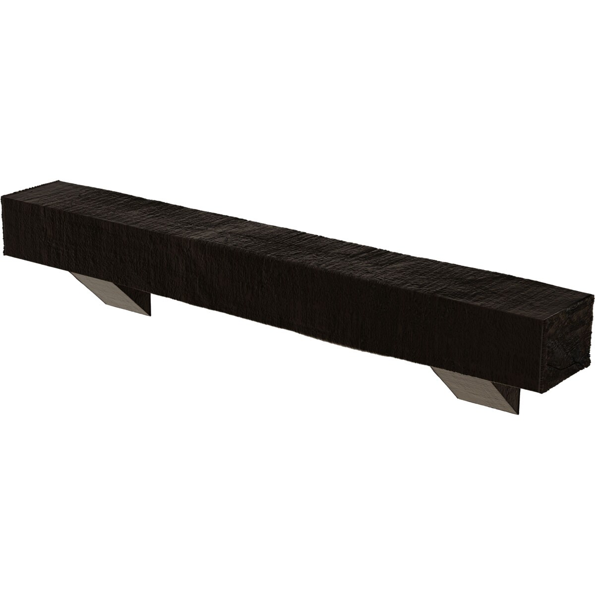 Ekena Millwork MANURC08X10X60BKZW Mantel-Shelves - View #3