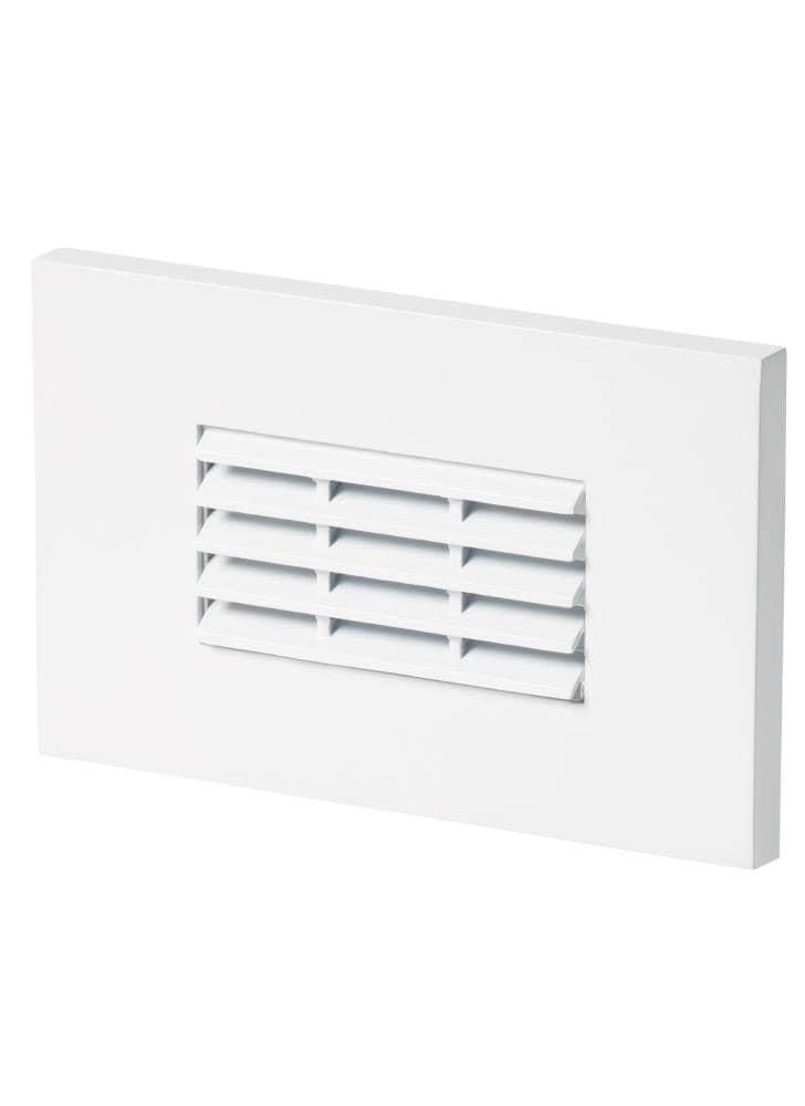 Generation Lighting 93481S-15 Louver White Integrated LED Turtle Step Light
