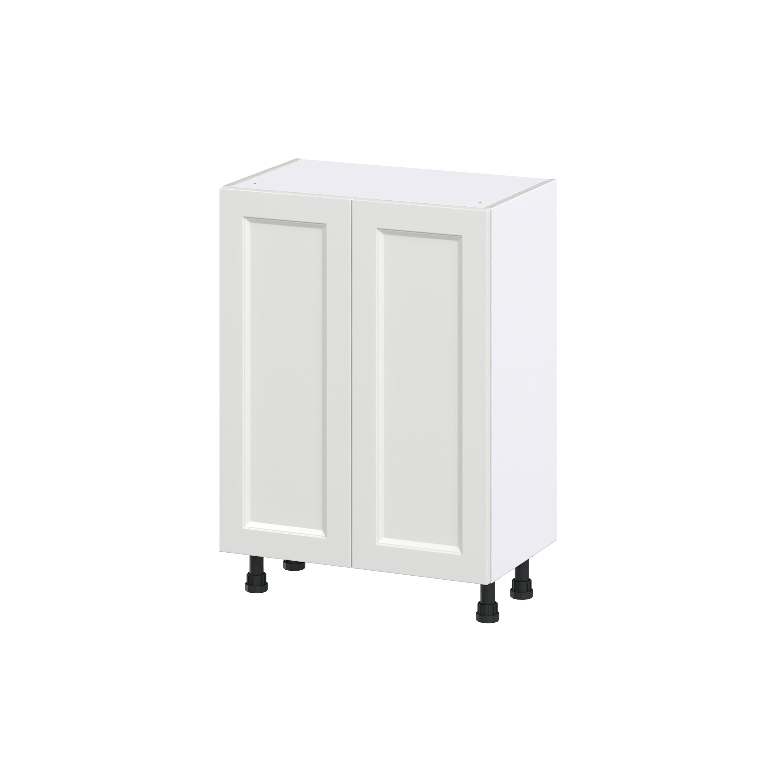 Hugo&Borg Riviera 30-in W x 34.5-in H x 14-in D Bright White Base Fully Assembled Cabinet (Recessed Panel Shaker Door Style)