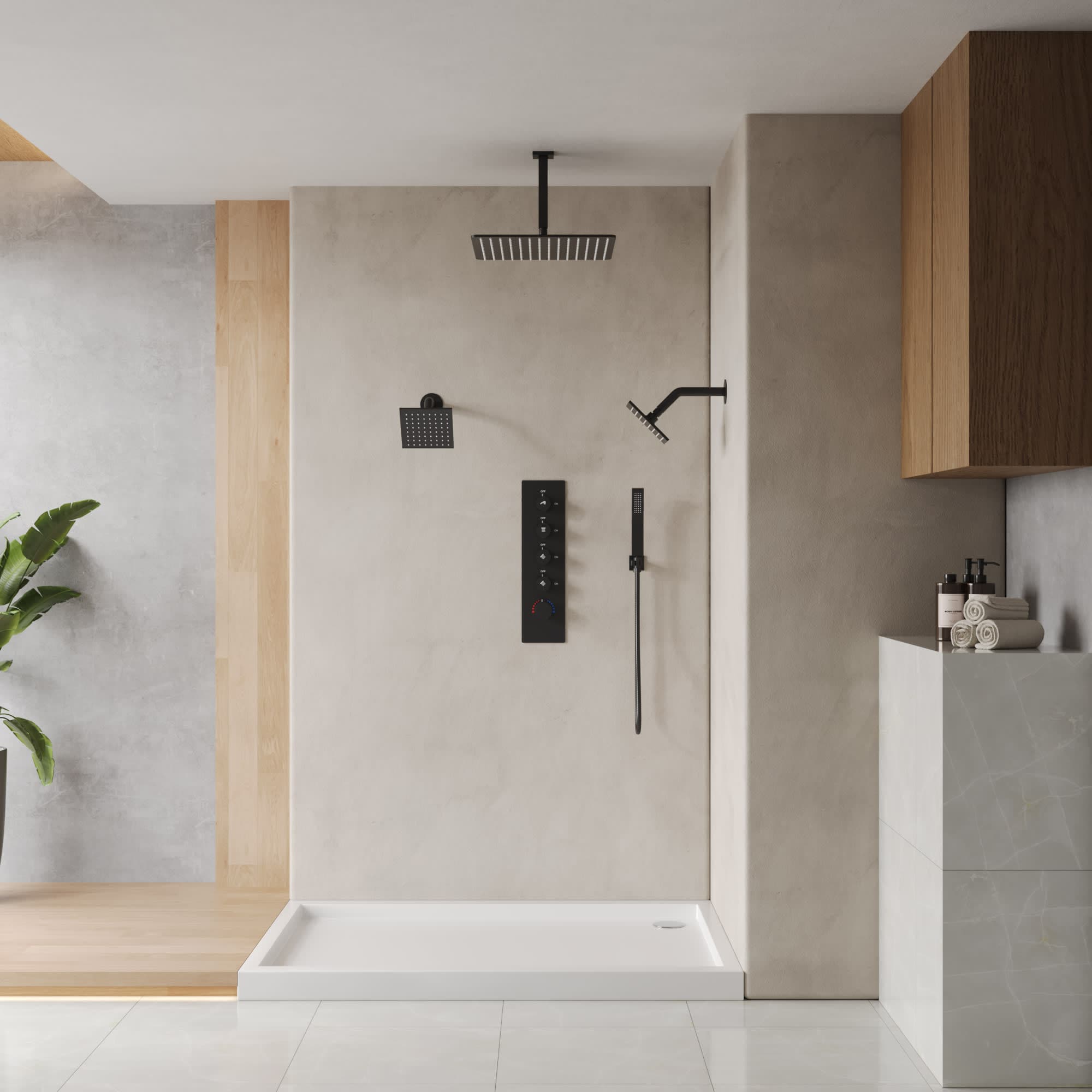 EVERSTEIN SFS-1062-BK16 Tub-Shower-Faucets - View #11