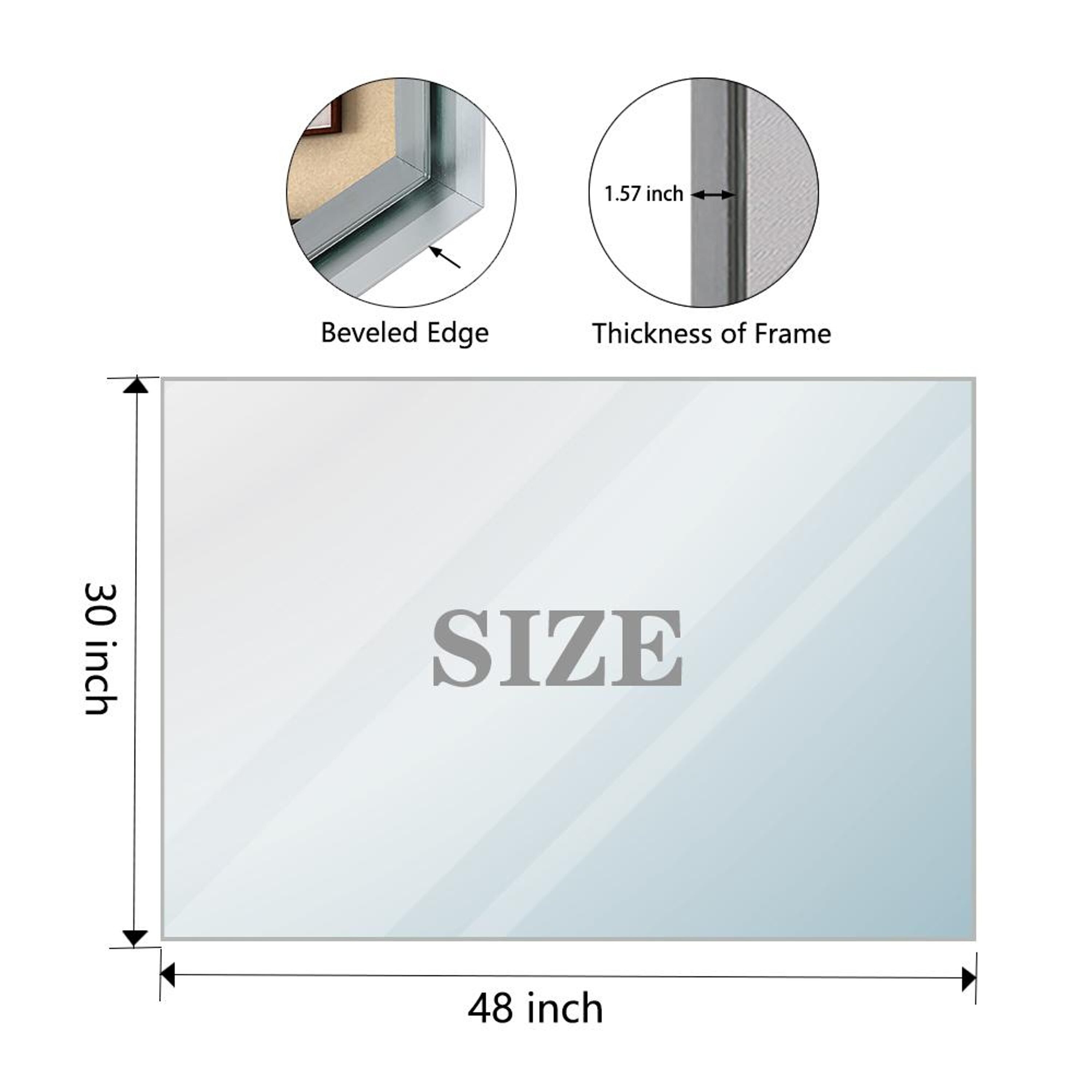 Bayfeve BF-26972-MIR Framed-Bath-Mirrors - View #7