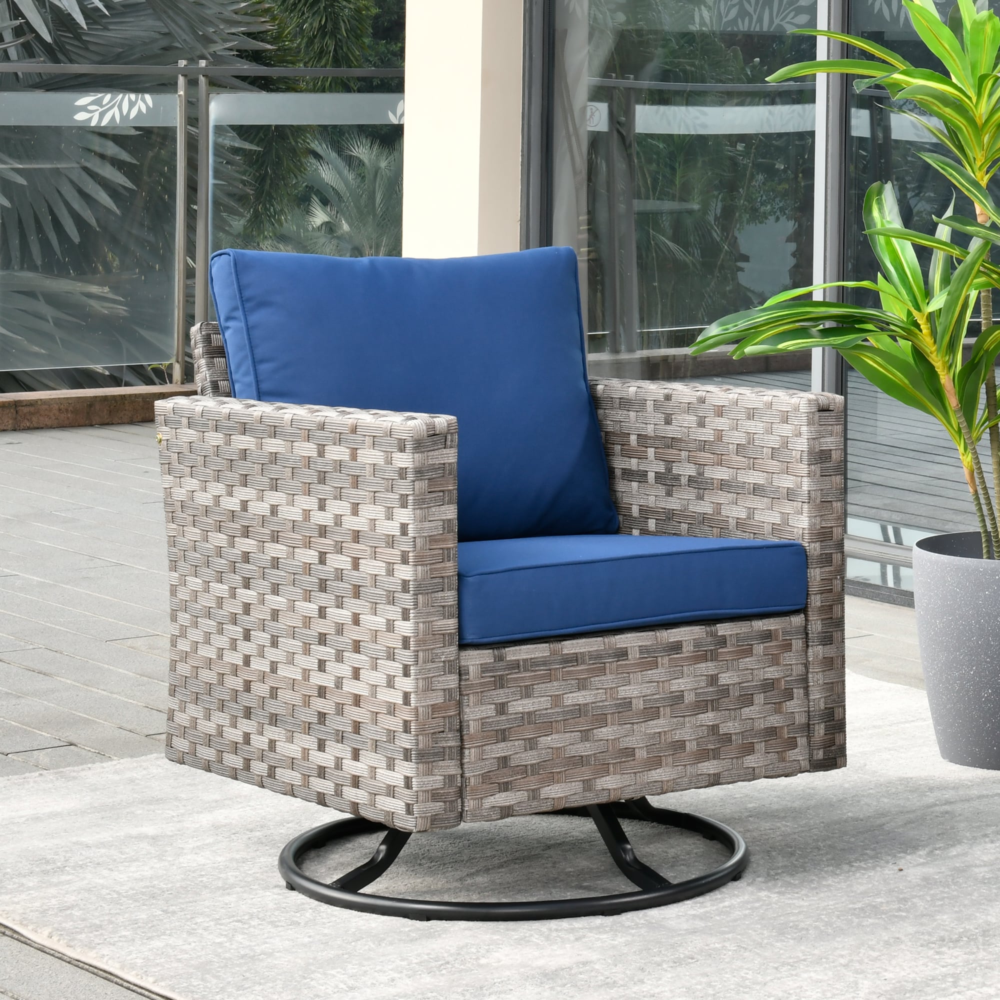 Pouuin SYZBBR7-2C Patio-Chairs - View #6