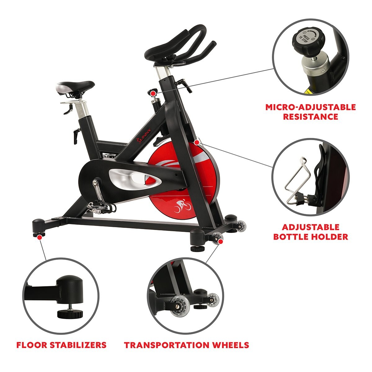 sunny exercise bike walmart