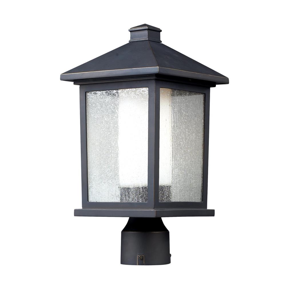 oil rubbed bronze post light