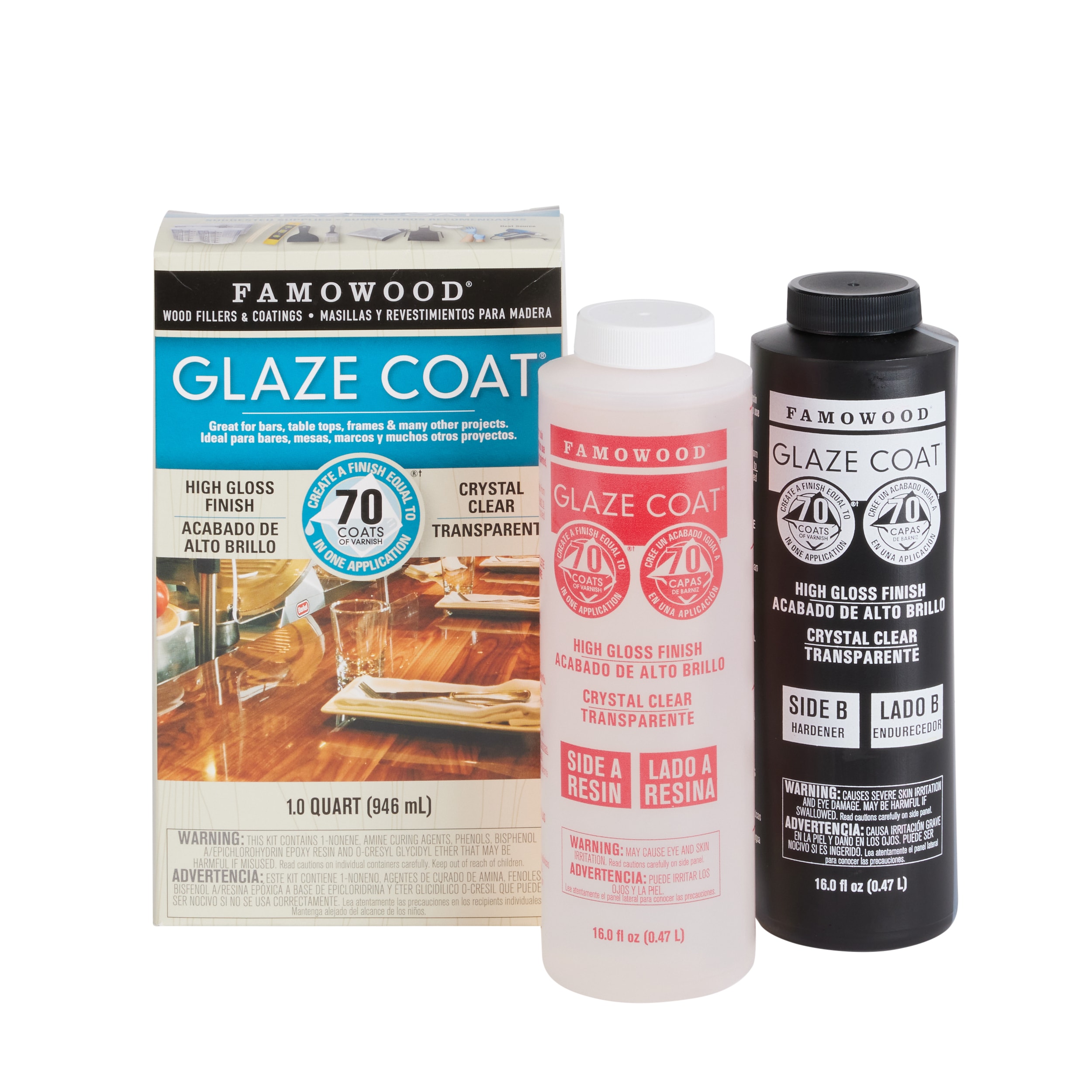 WiseBond Deep Pour 2-in Epoxy Resin 1.5-GL Kit Clear Epoxy Adhesive