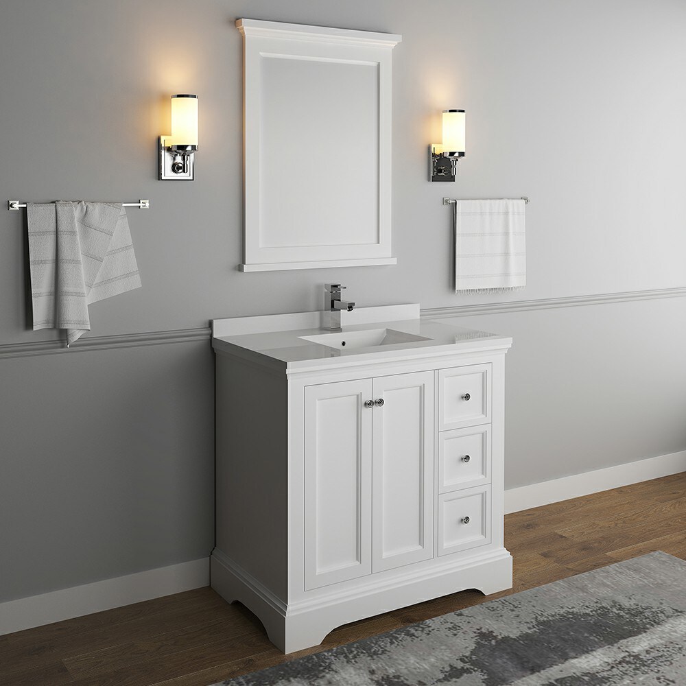 Fresca FCB2436WHM-CWH-U Bath-Vanity-Combo - View #5