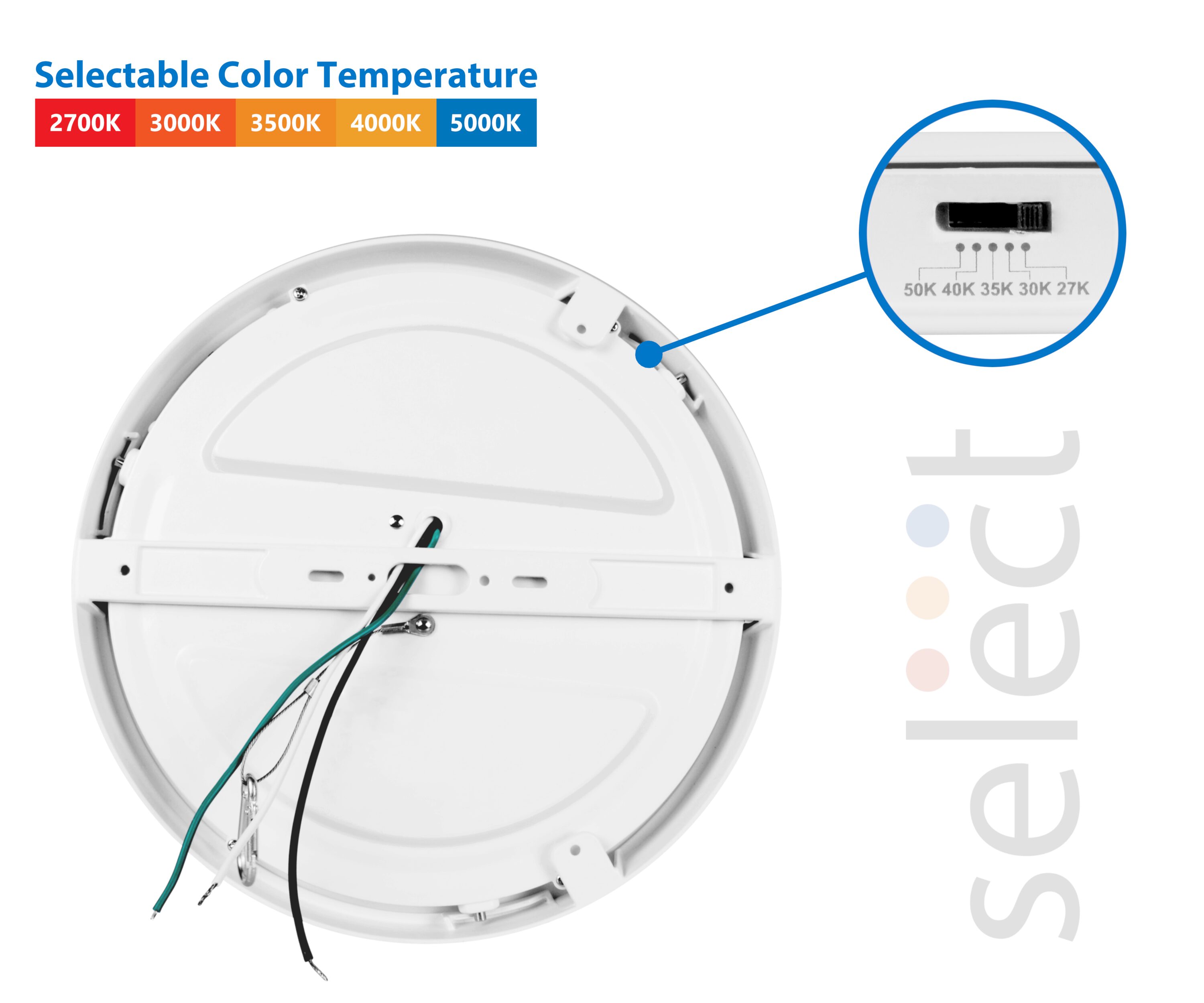 Nicor Lighting DSE113120SRDWH flushmounts - View #3