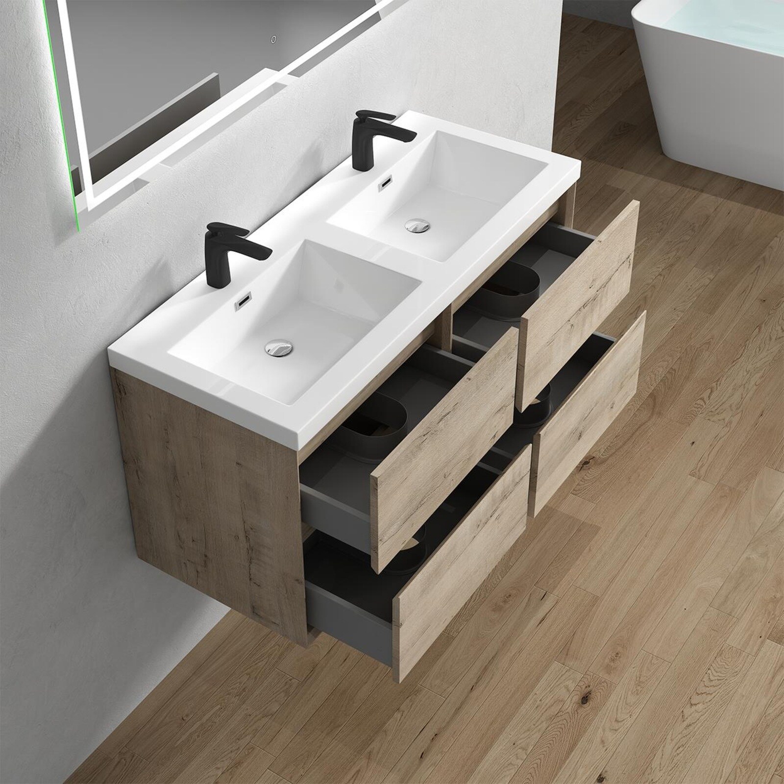 BV Better Vanity SLIM48D-WO Bath-Vanity-Combo - View #4
