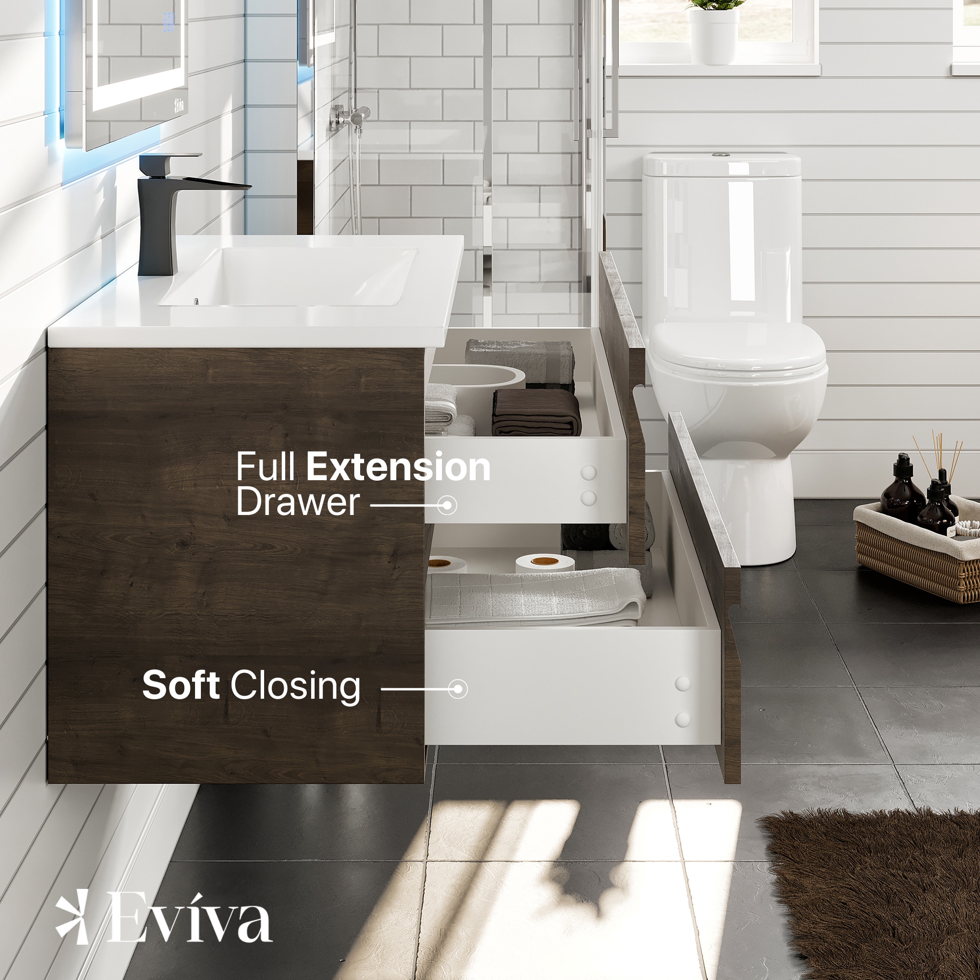 Eviva EVVN23-39RW-WM Bath-Vanity-Combo - View #5