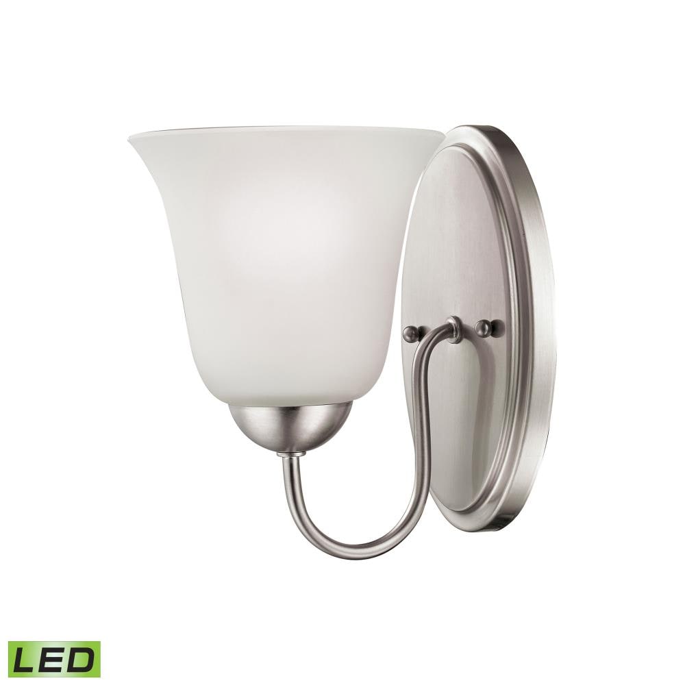 Thomas Lighting 1201WS/20-LED Conway 6-in 1-Light Brushed Nickel LED Transitional Vanity Light