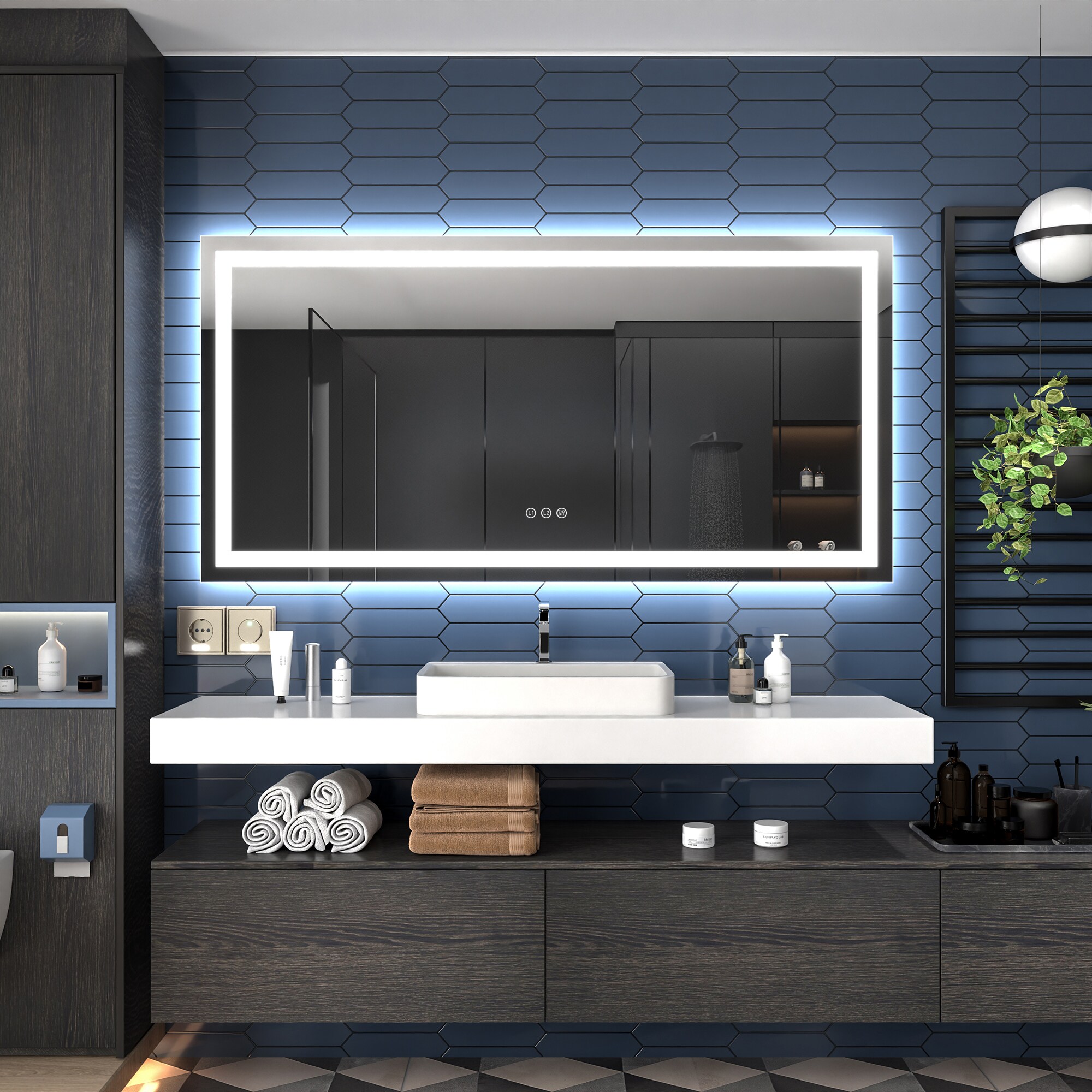 ES-DIY DLBM7236V16FBX Framed-Bath-Mirrors - View #13