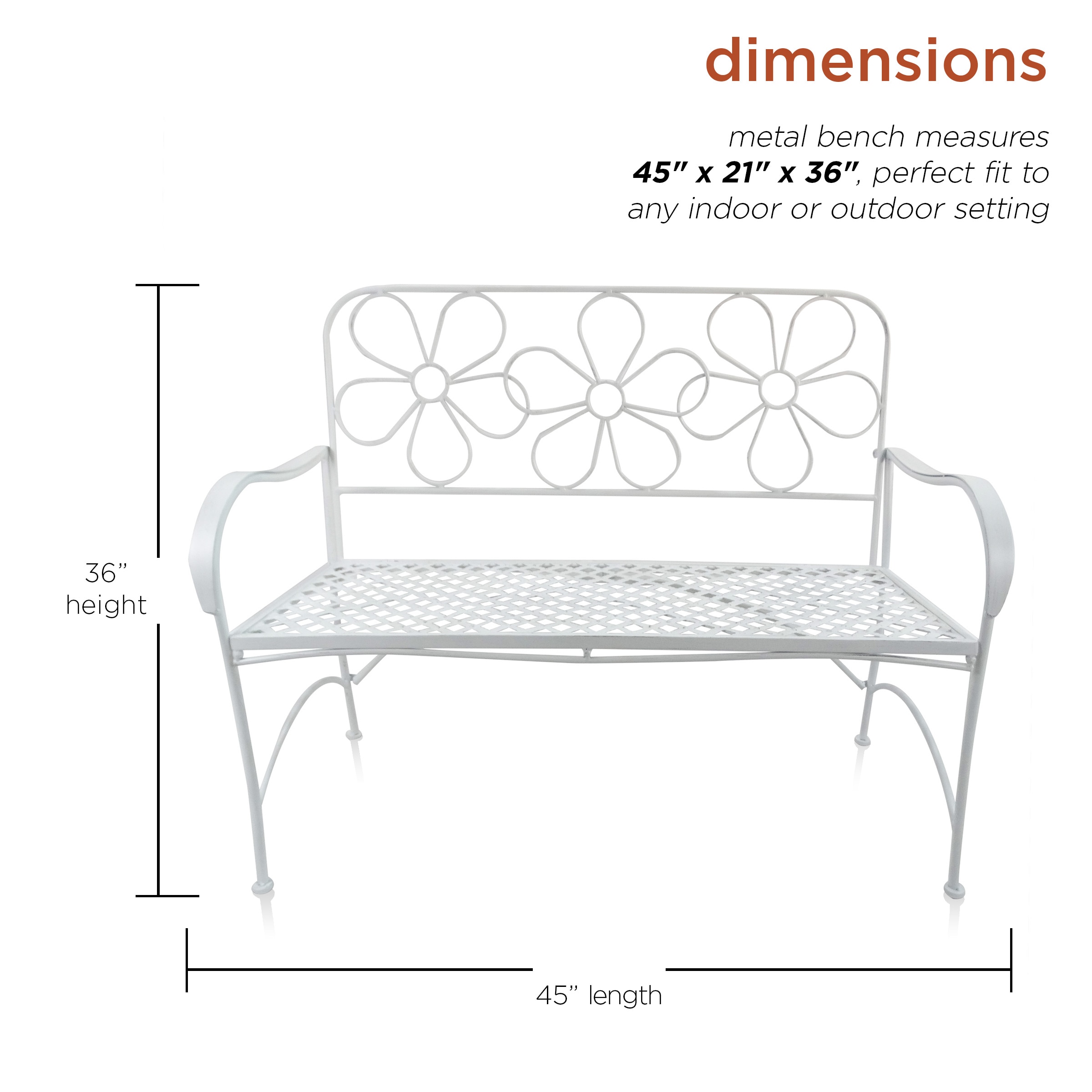 Alpine Corporation BAZ398WT benches - View #3
