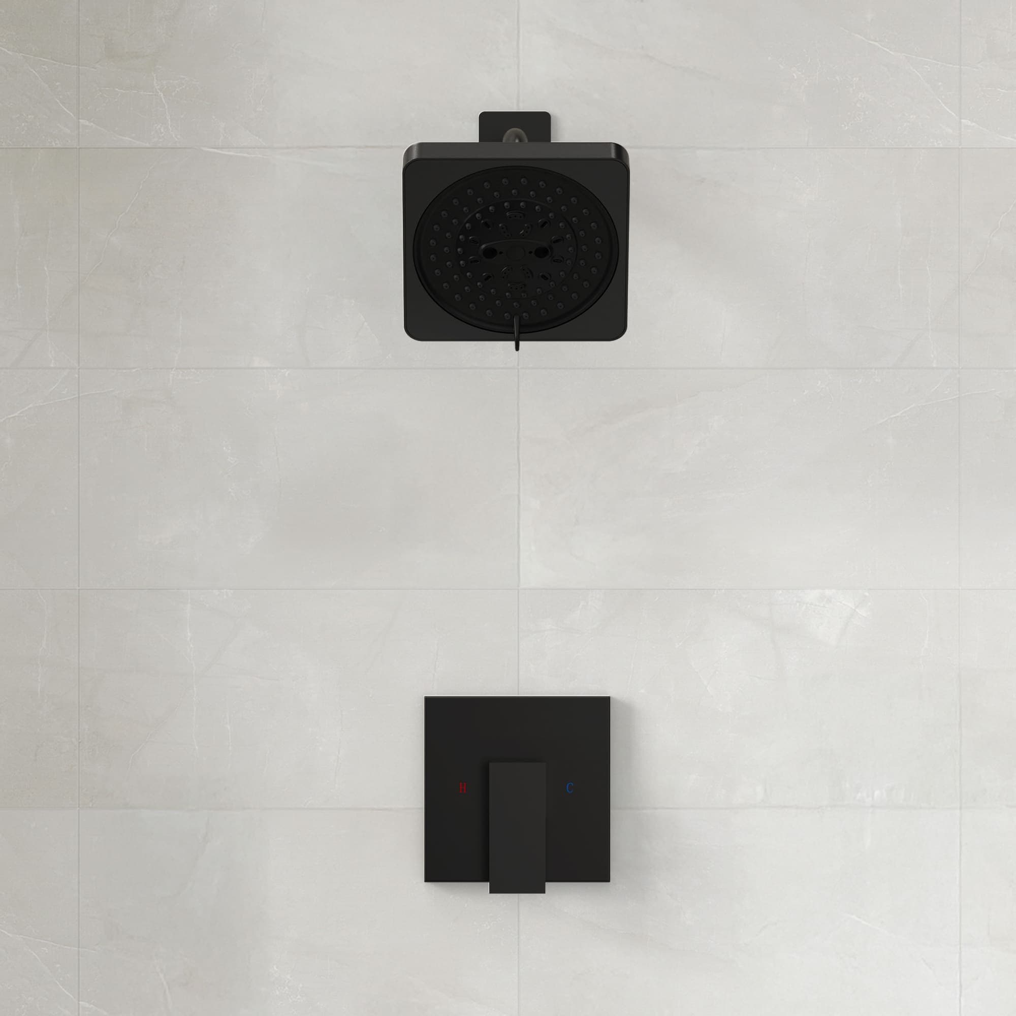 EVERSTEIN SFS-1130-BK Showerhead-Bar-Panels - View #14