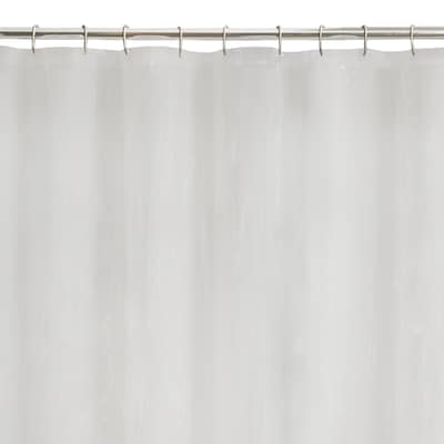 Eva Peva Frost Solid Shower Liner, Shower Curtain Liner 72 X 78