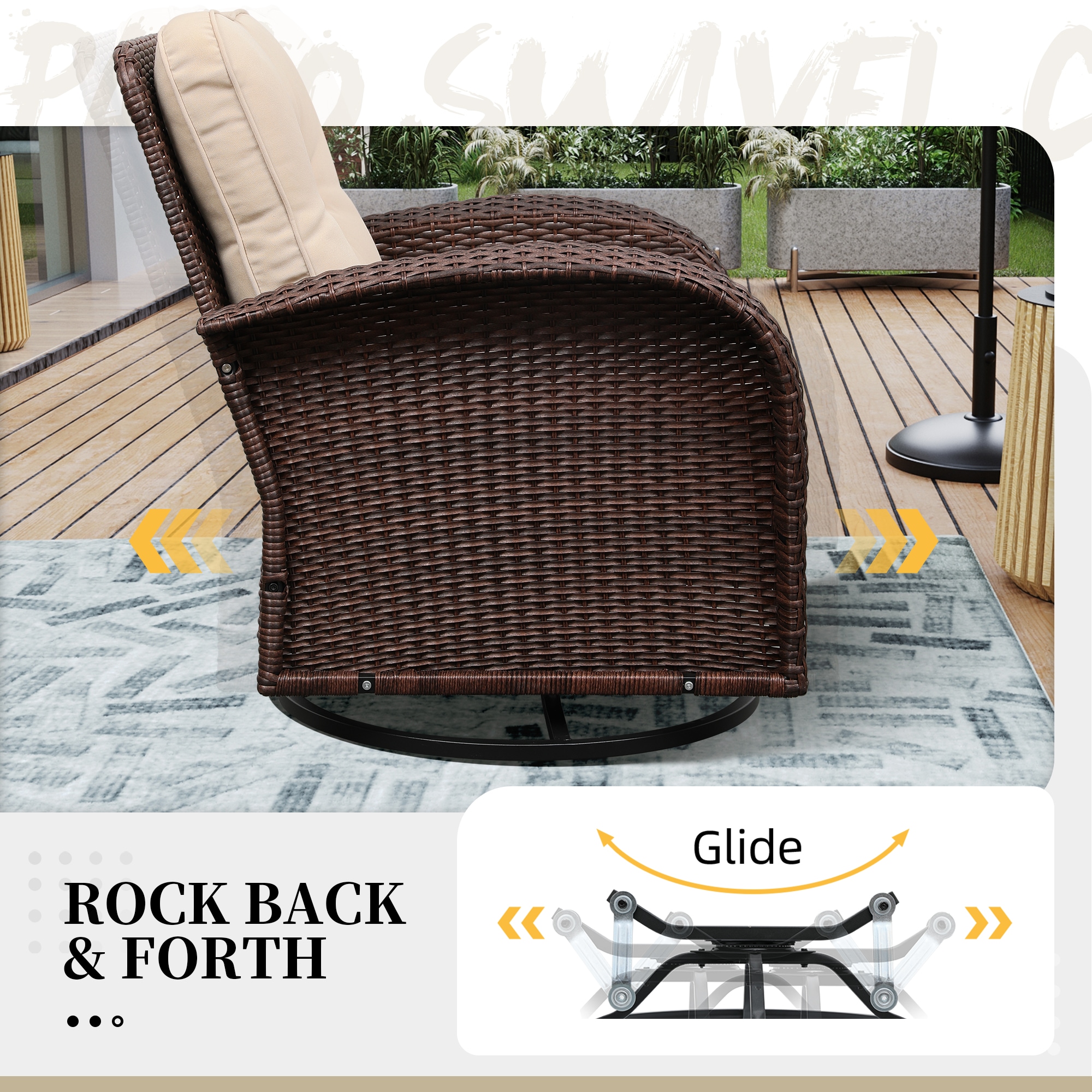UPHA PL-2CZY11-42QBE-Z1 Patio-Conversation-Sets - View #6