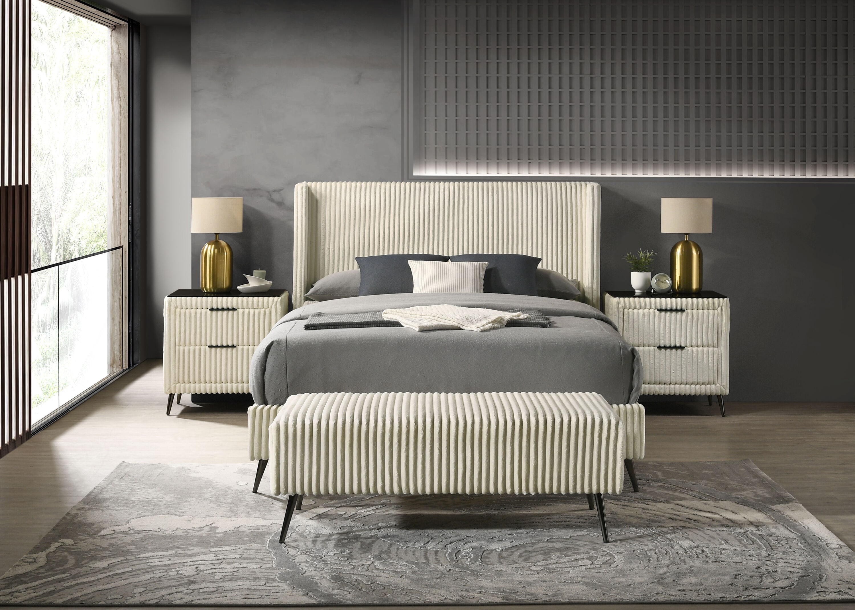 Roundhill Furniture B9427QN2B Bedroom-Sets - View #3