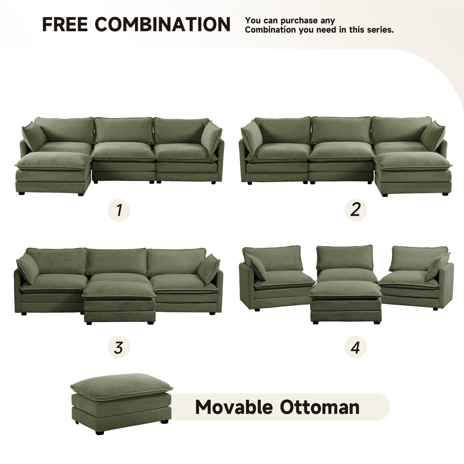 JEAREY LSBDXR-GY Sofas-Loveseats - View #7