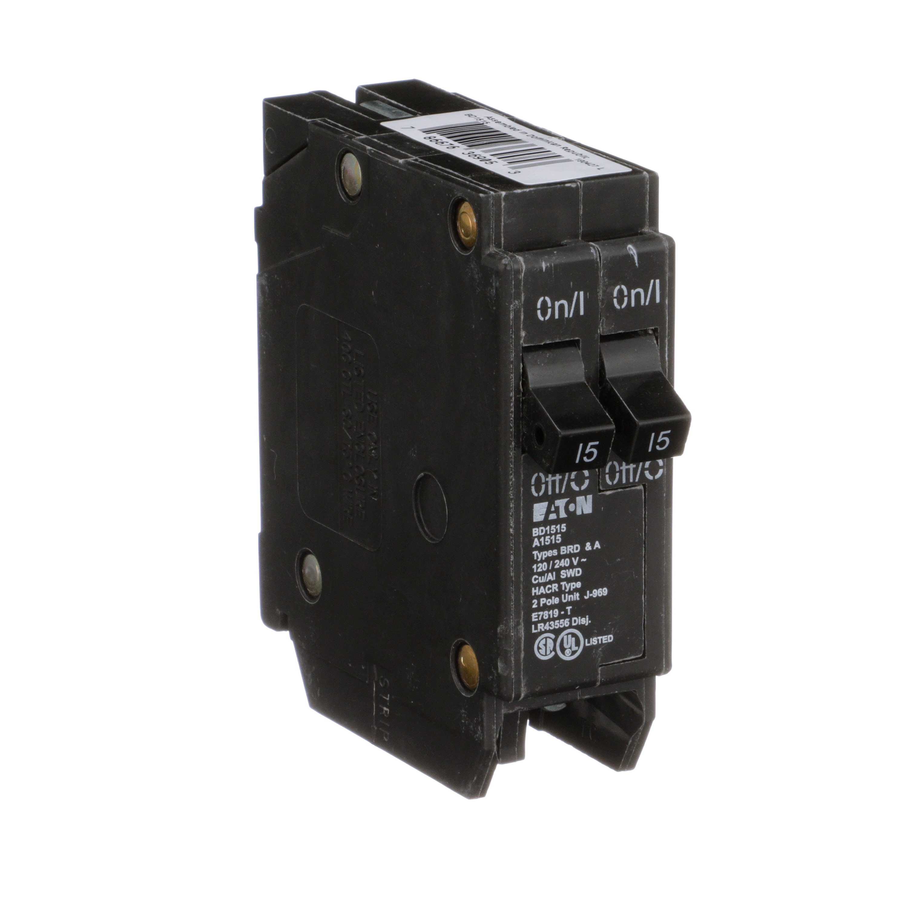 Eaton Type BR 15-amp 2-Pole Tandem Circuit Breaker BD1515 at Lowes.com