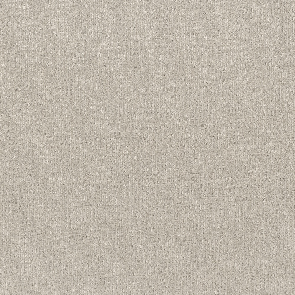 STAINMASTER PetProtect 7L946-101-SAMP (Sample) 8-in x 8-in with LeakDefense Plush Purr Almond Silk Brown 34.1-oz sq yard Solution-dyed polyester Pattern Indoor Carpet