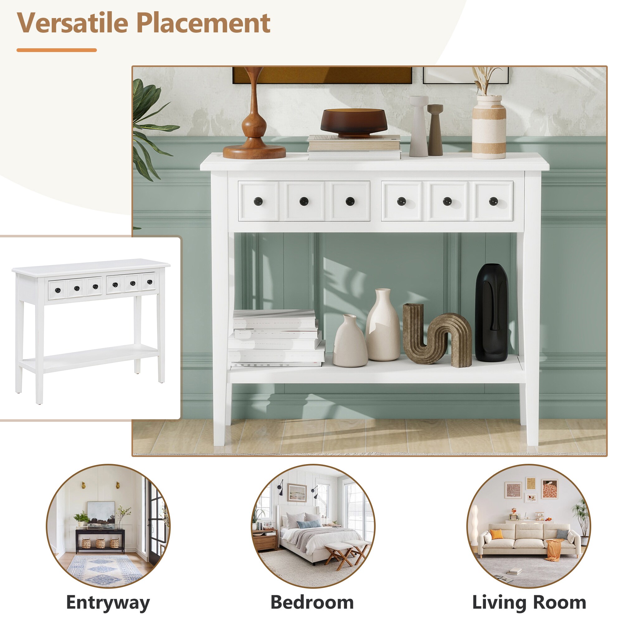 SINOFURN SYA330168DB Console-Sofa-Tables - View #7