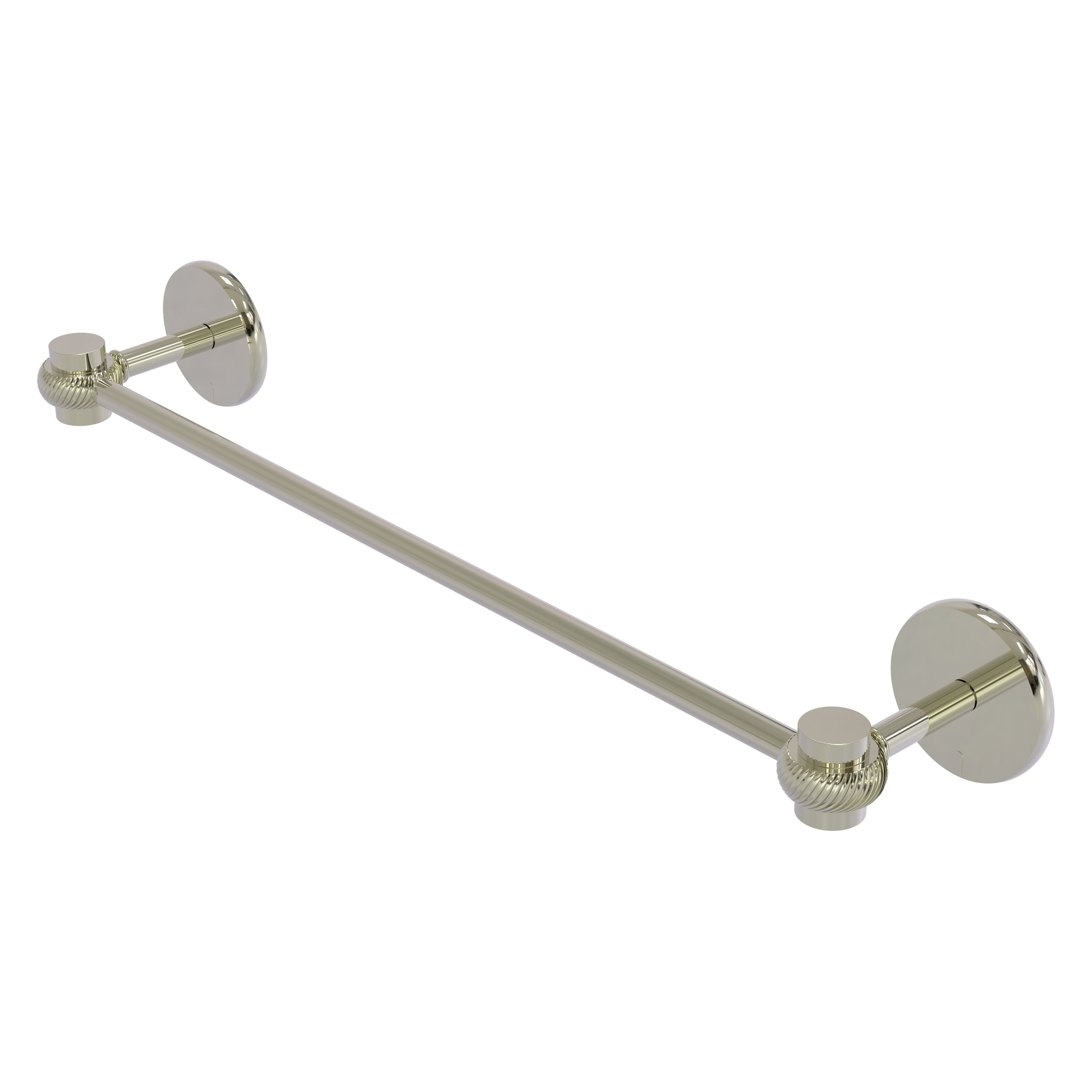 Allied Brass 7131T/18-PNI Satellite Orbit One 18-in Polished Nickel Wall mount Single Towel Bar