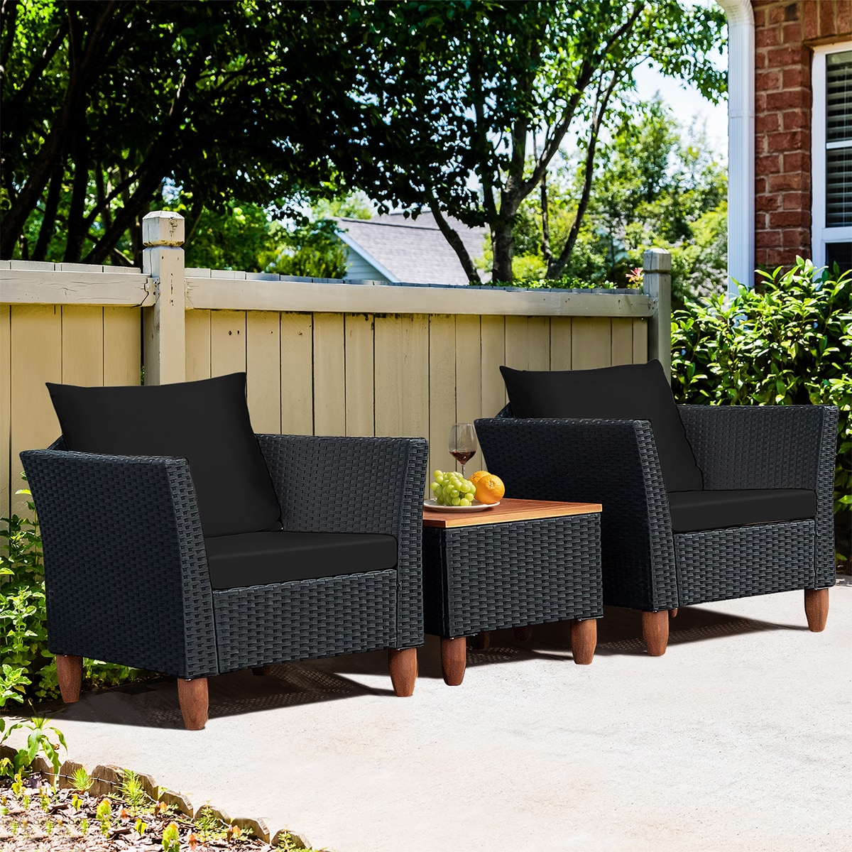 Forclover HYFE-66532BK Patio-Conversation-Sets - View #8