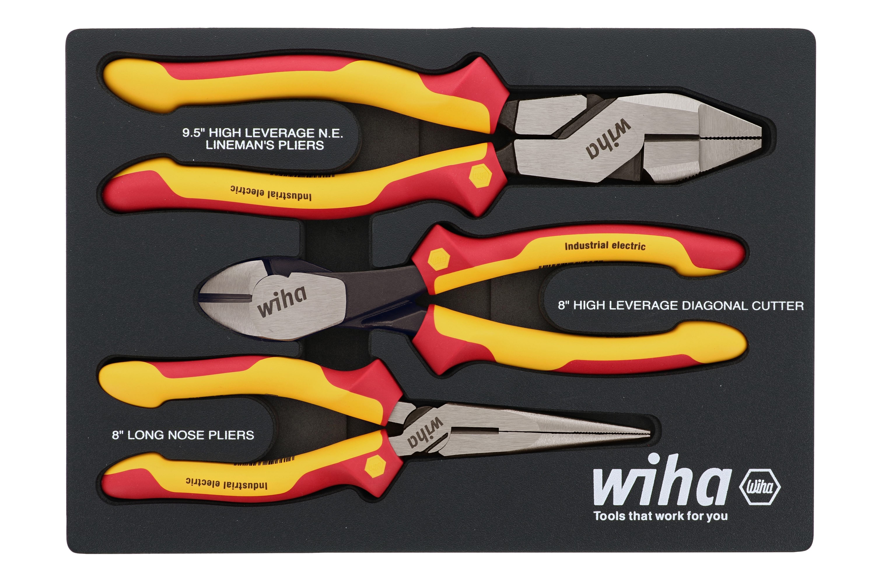 Wiha 3-Pack Assorted Pliers in the Plier Sets department at