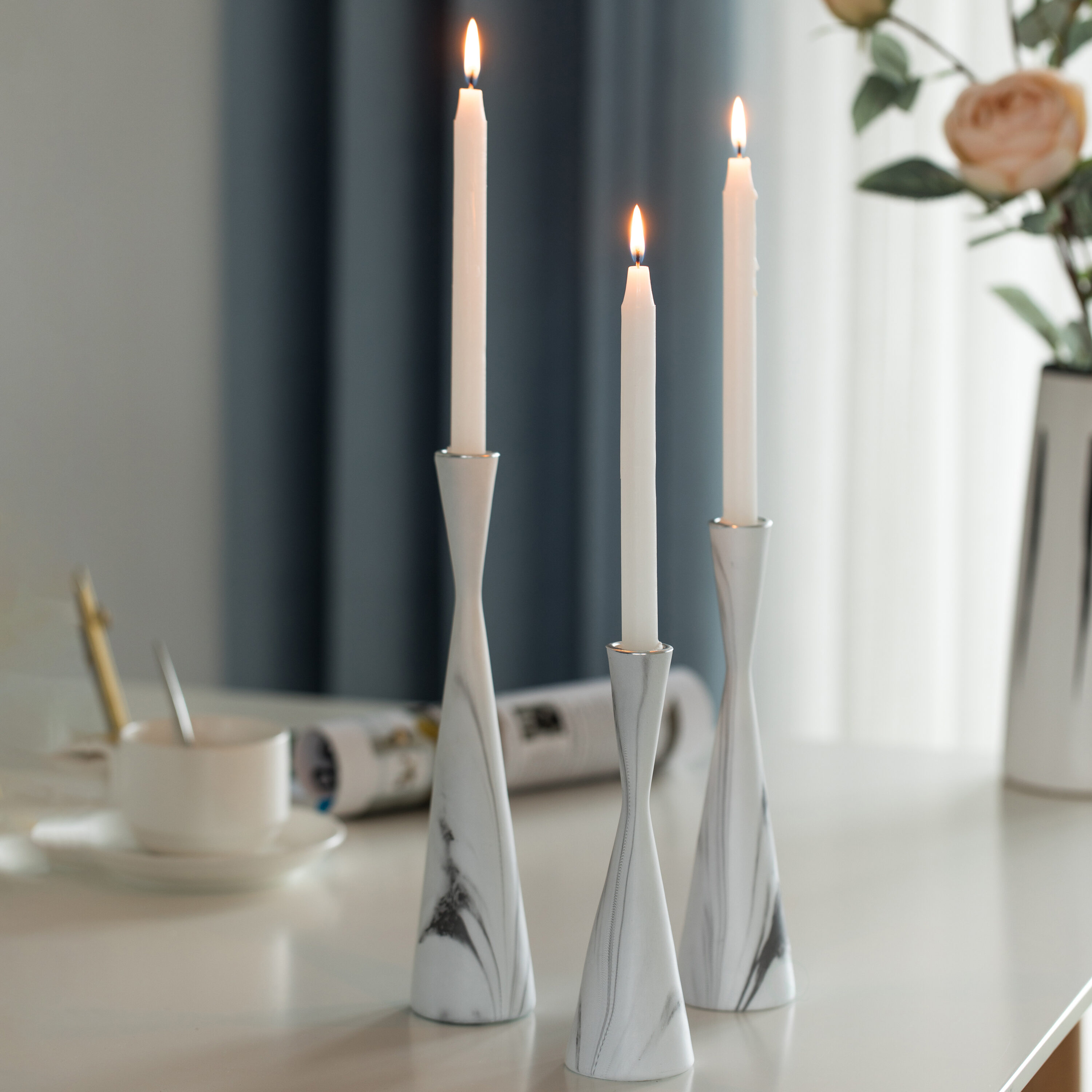 FABULAXE QI004063.WT.6 Candle-Holders - View #5
