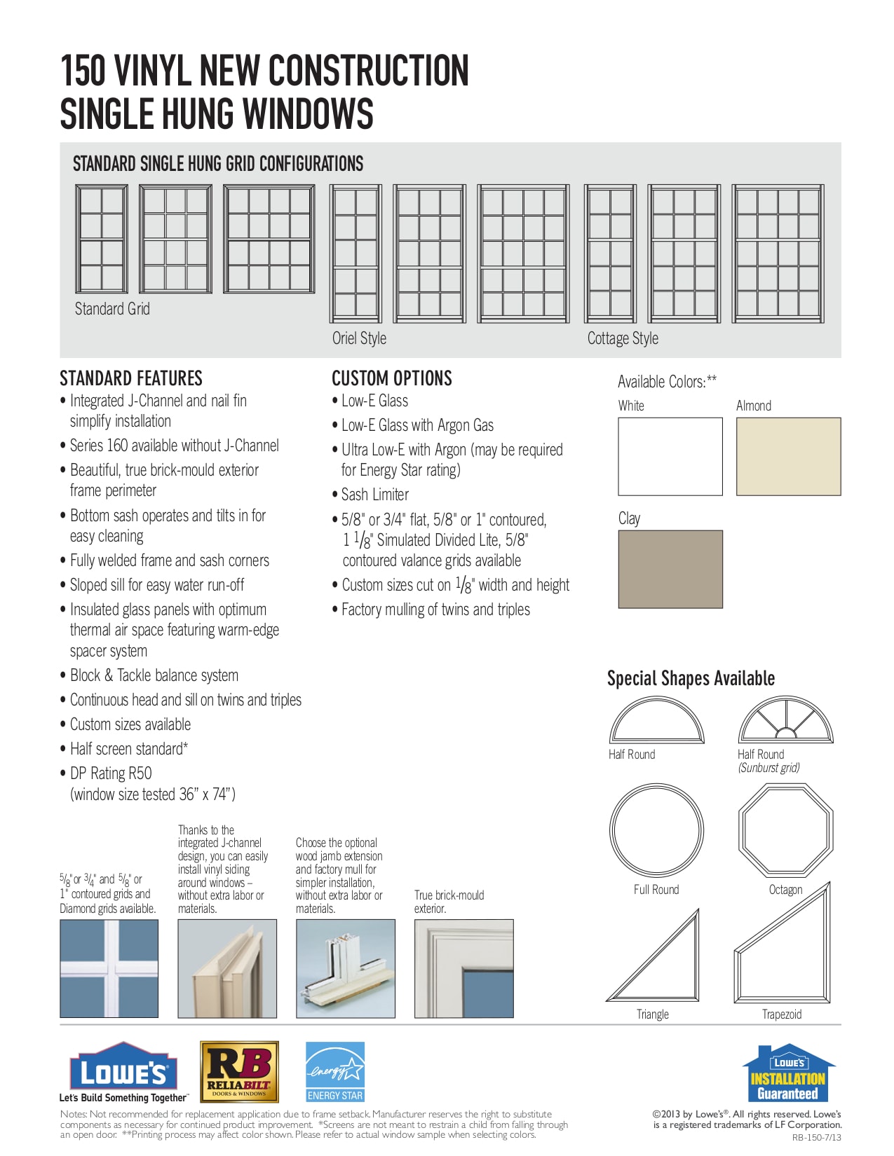 RELIABILT 719801225764150SH Single-Hung-Windows - View #8