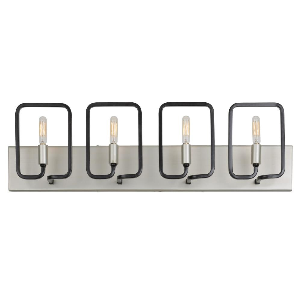 Varaluz 317B04SOCB Rectangulo 4-in 4 -Light Black Transitional Vanity light