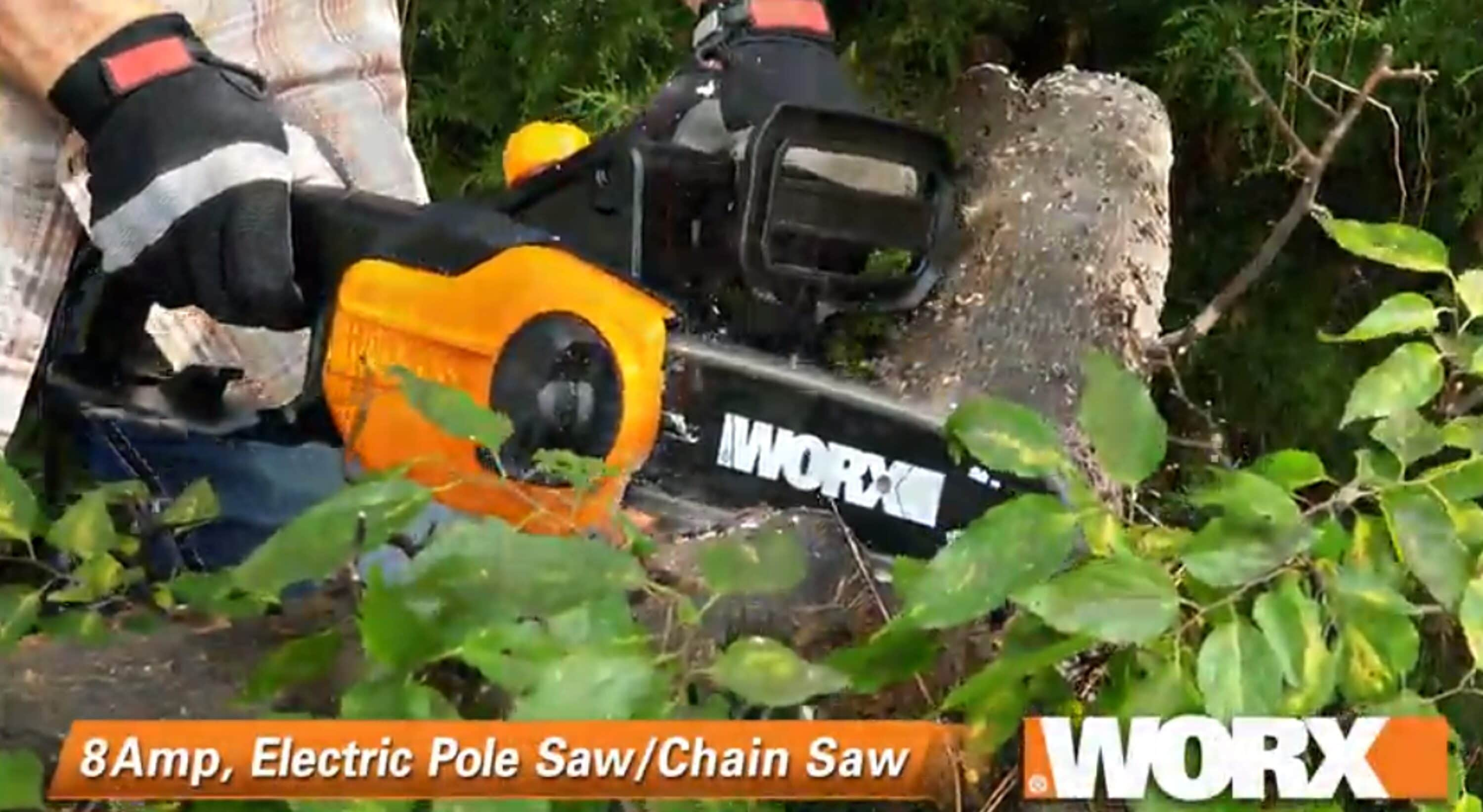 WORX 10 in 8 Amp Corded Electric Pole Saw in the Pole Saws