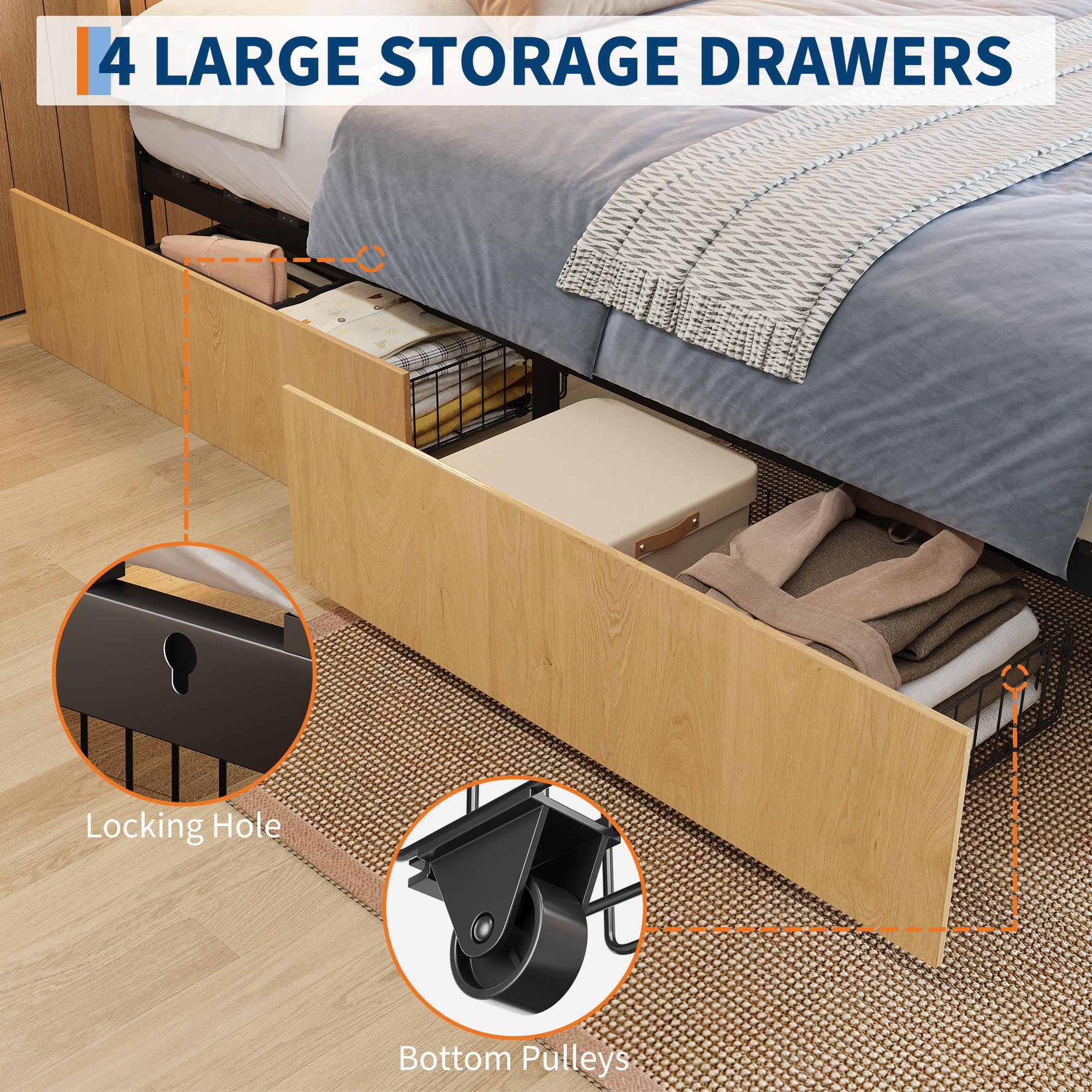 GarveeLife LROY-8031ETLSIJDCVR beds - View #6
