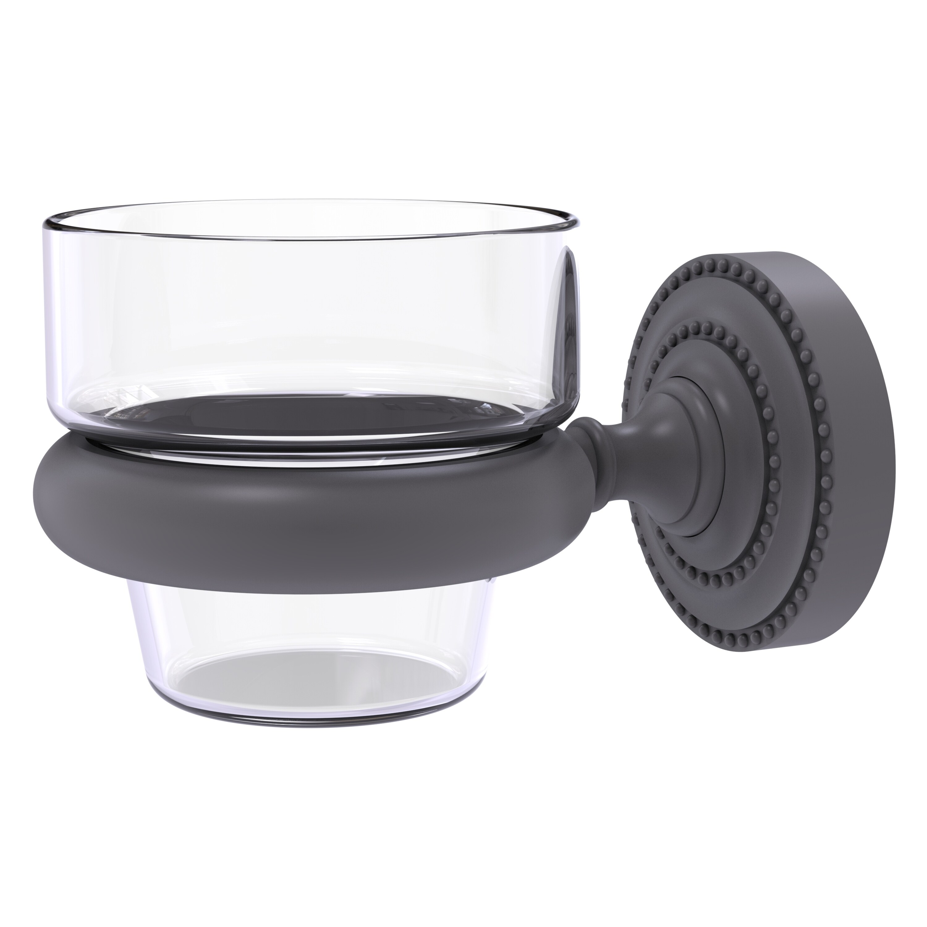 Allied Brass DT-64-GYM 2 -Piece Dottingham Matte Gray Decorative Bathroom Hardware Set Included
