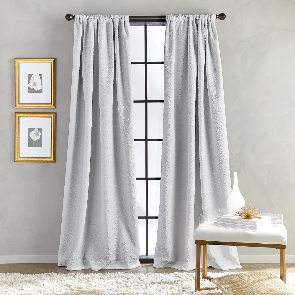 CHF 1Z831708GY 108-Inches GREY Room darkening Standard lined Rod pocket Single curtain panel