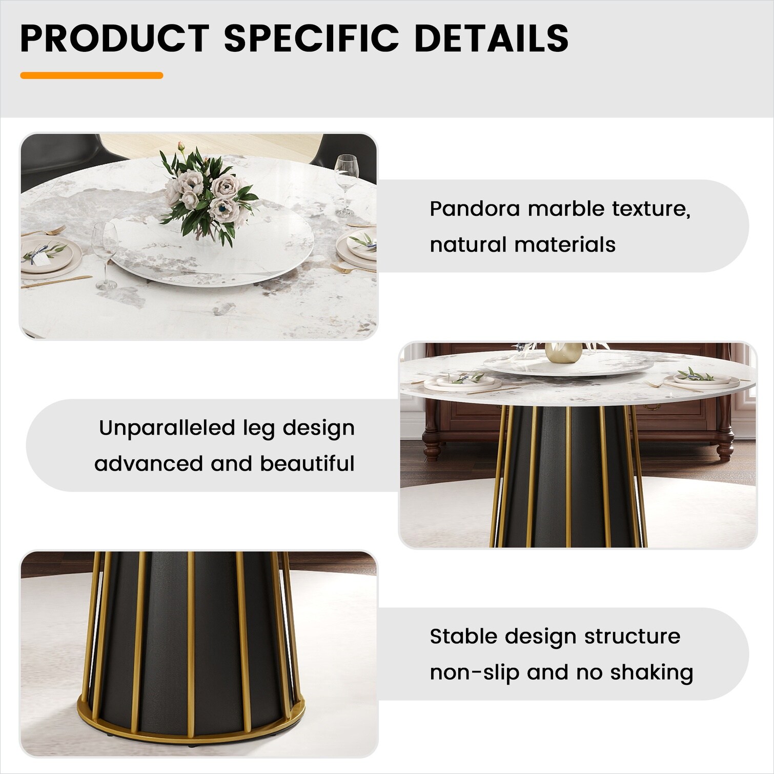 Watnature UKTVHFQLMI3E Dining-Tables - View #3